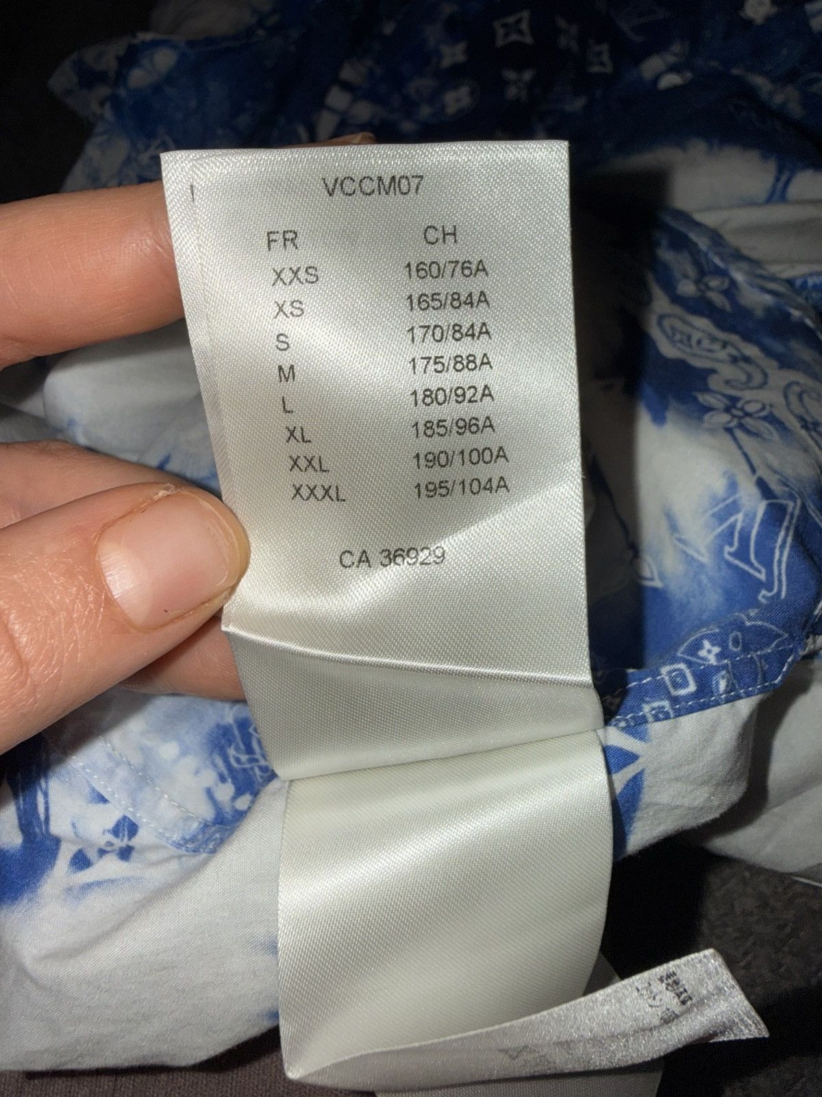 Louis Vuitton LV blue bandana shirt Size US L / EU 52-54 / 3 - 9 Thumbnail