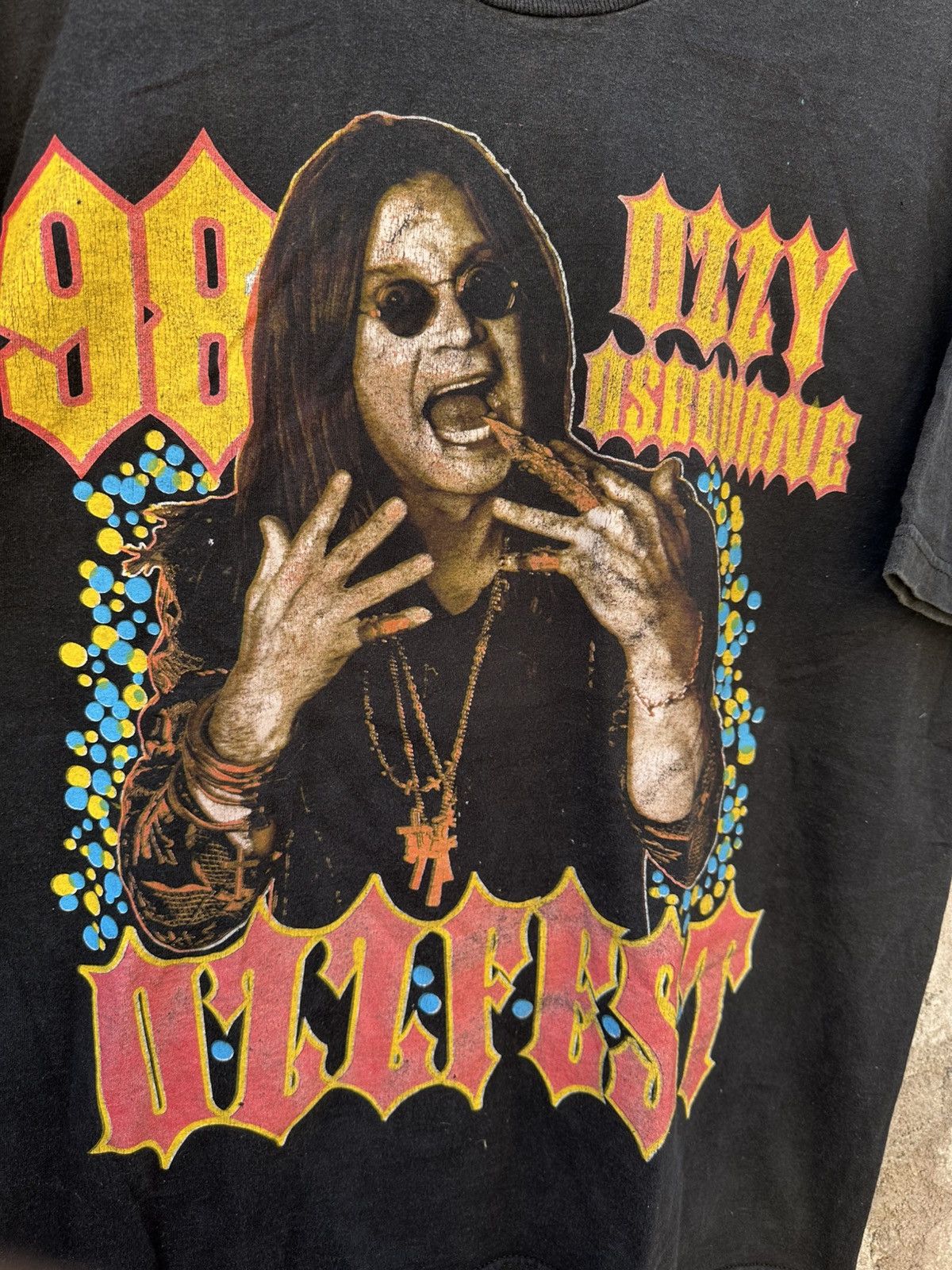 Band Tees Vintage 1998 Ozzy Osbourne Ozzfest T-Shirt Size US XL / EU 56 / 4 - 3 Thumbnail