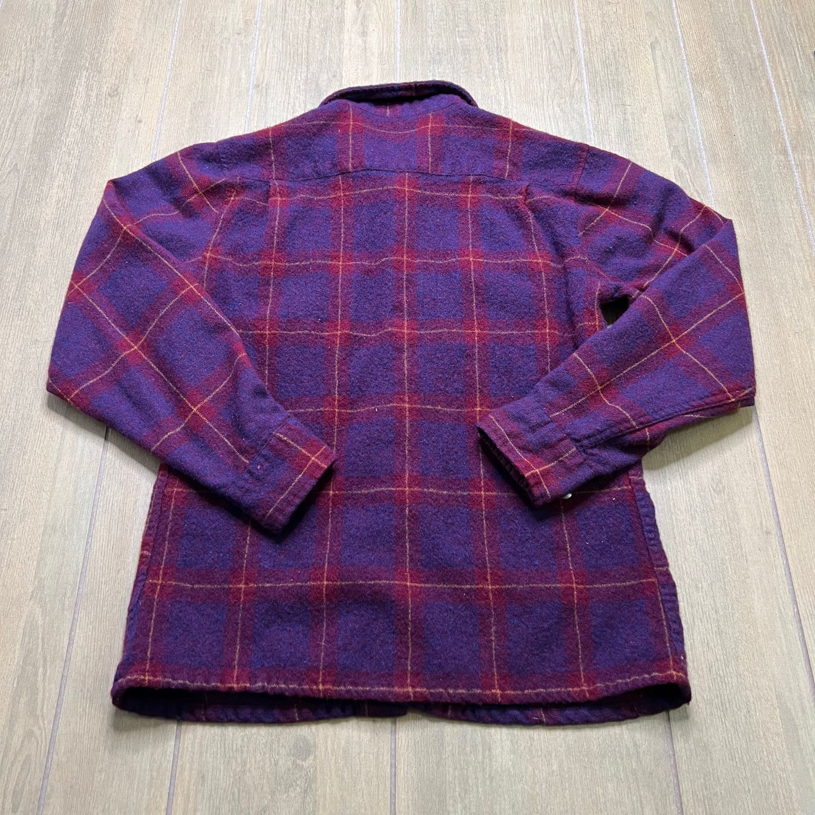 High Sierra Vintage High Sierra Wool Plaid Shirt Jacket Mens M Flaws Size US M / EU 48-50 / 2 - 4 Thumbnail