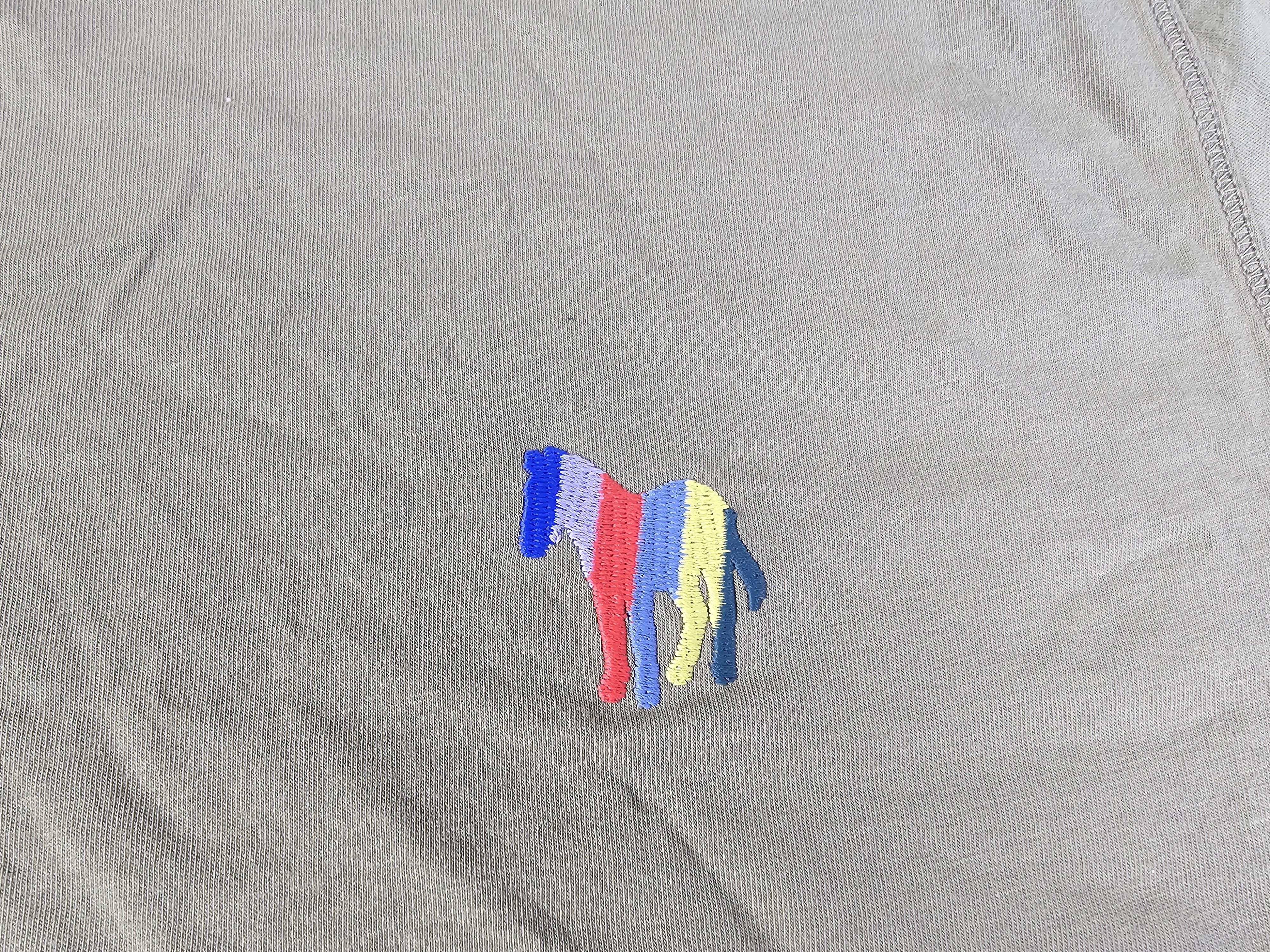 Paul Smith Paul Smith Zebra Logo Organic Cotton Tee Olive Green Men M Size US M / EU 48-50 / 2 - 3 Thumbnail