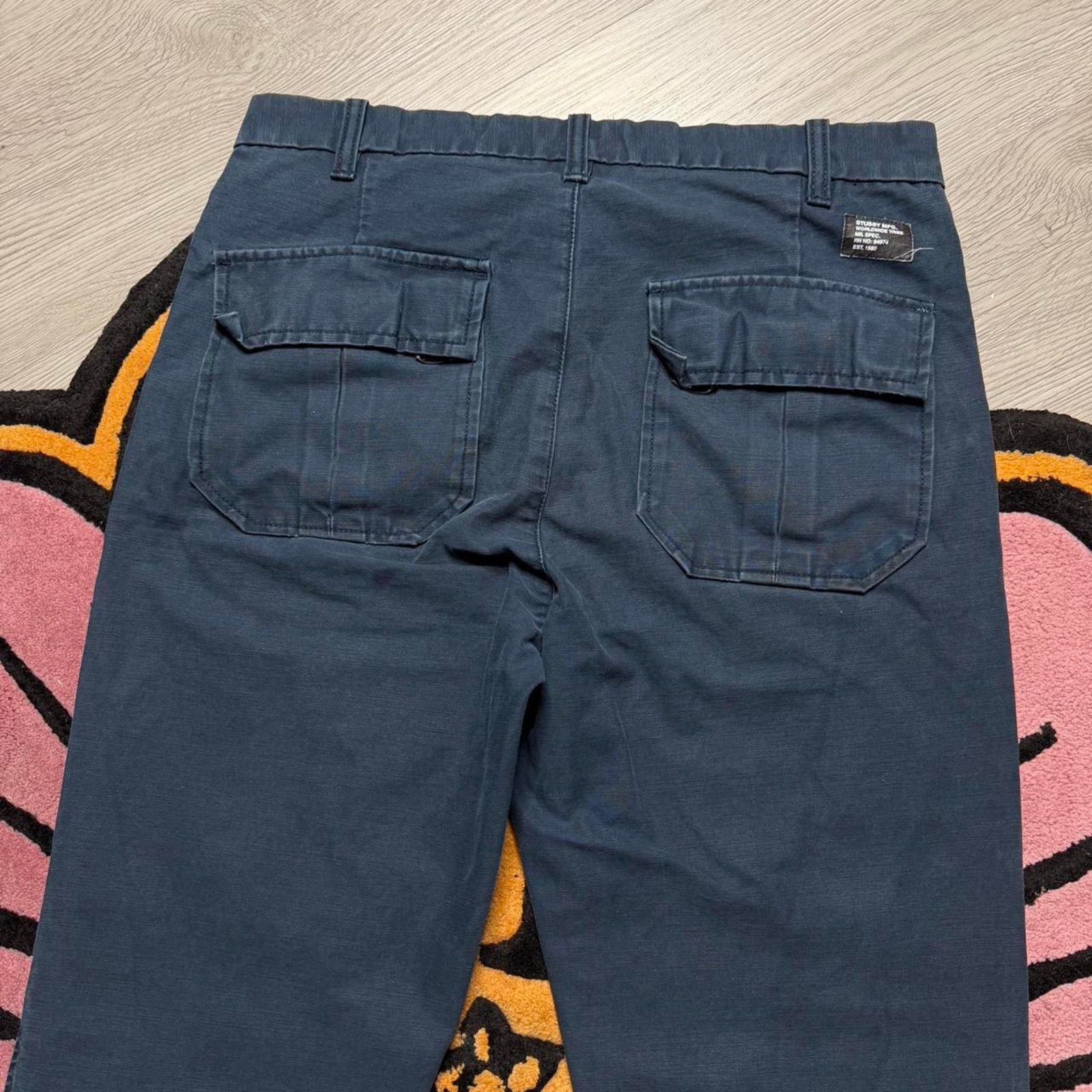 Stussy Stussy MFG Surplus Casual Chino Pants Size 30 Navy Blue Size US 30 / EU 46 - 8 Thumbnail