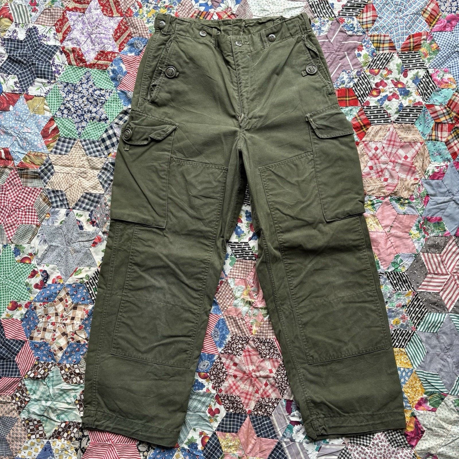 Vintage Vintage 1967 Canadian Military Pants 31-35 x 31 Size US 31 - 1 Thumbnail