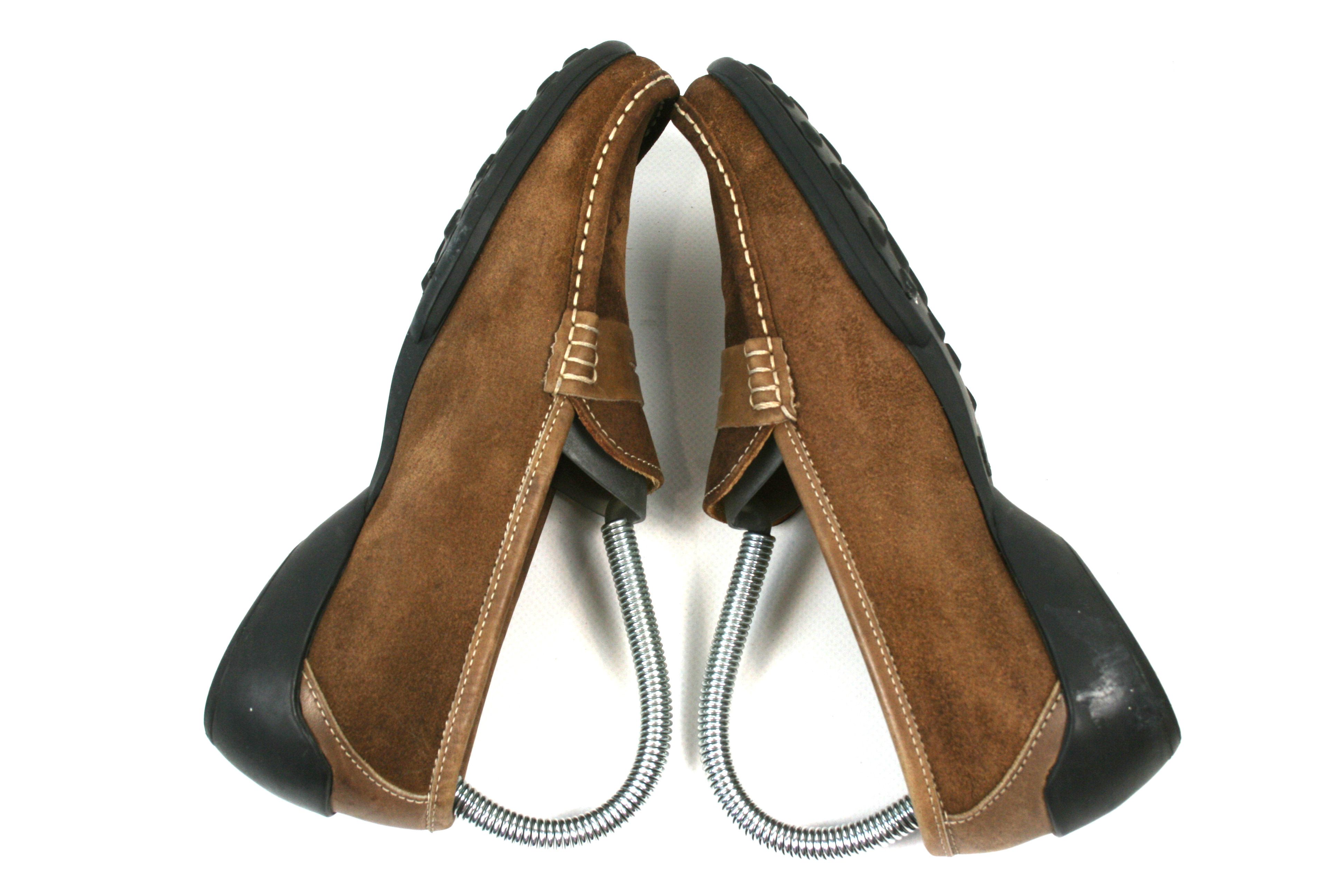 Paraboot 90S Cabrio Damier Suede Penny Loafers Vintage Size US 5.5 / IT 35.5 - 7 Thumbnail