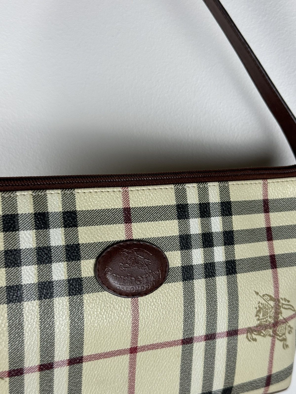 Burberry Vintage leather bag Burberry Nova Check original item Size ONE SIZE - 5 Thumbnail