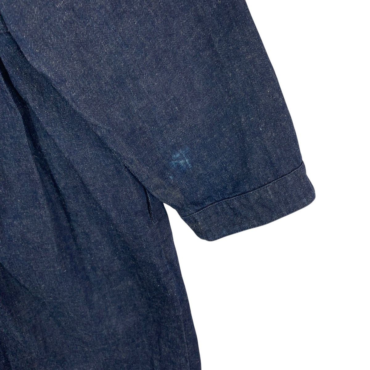 Blue Blue Japan × Japanese Brand VINTAGE GRAND GLOBAL OKAYAMA PREMIUM DENIM BUTTON JACKET Size US M / EU 48-50 / 2 - 8 Thumbnail