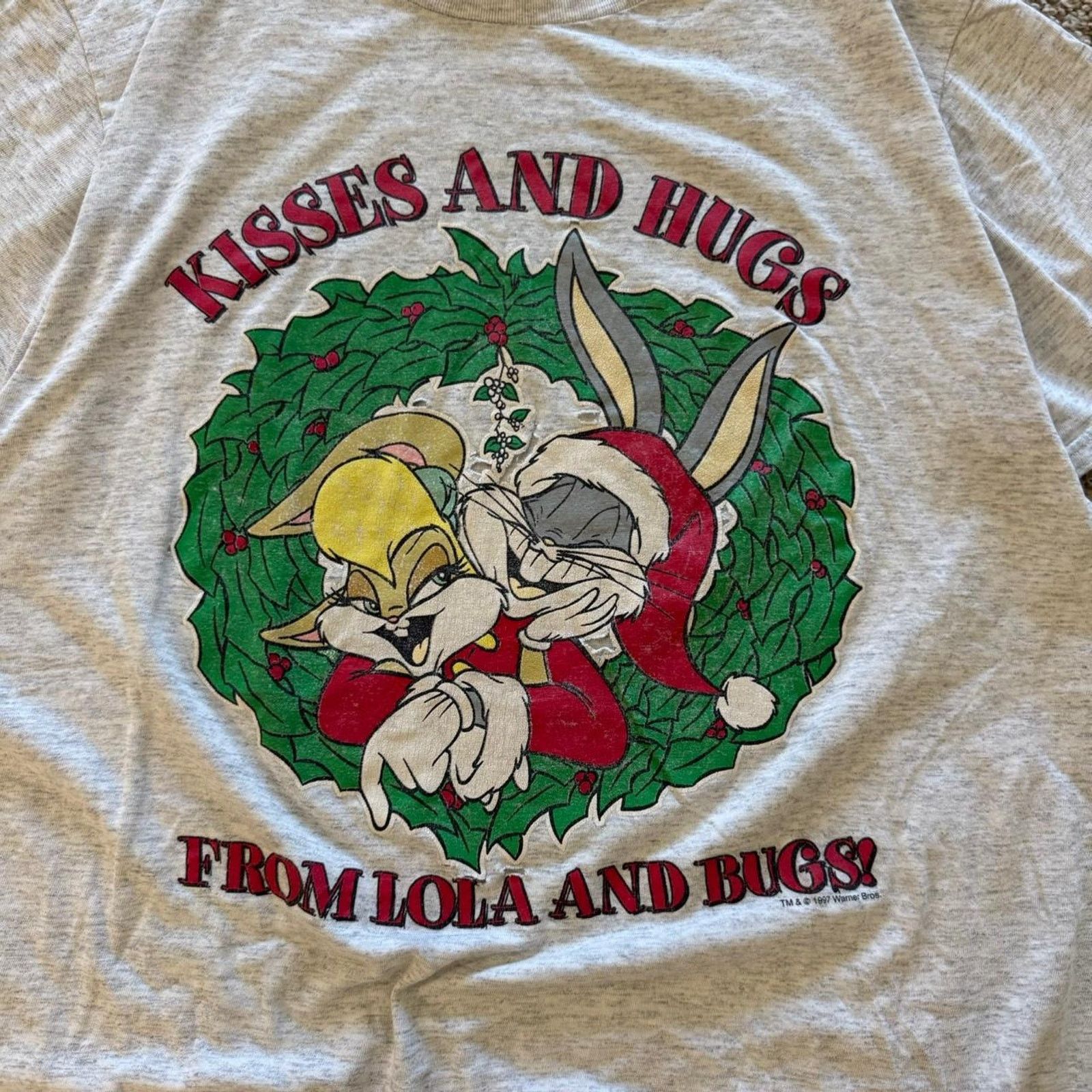 & Other Stories Vintage Looney Tunes Warner Bros Bugs Bunny Christmas 1998 Size US XL / EU 56 / 4 - 2 Thumbnail