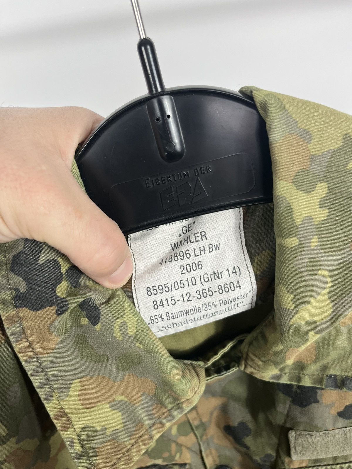 Other German Army Jacket Military Camo 2006 Combat Shirt Coat Size US XL / EU 56 / 4 - 5 Thumbnail