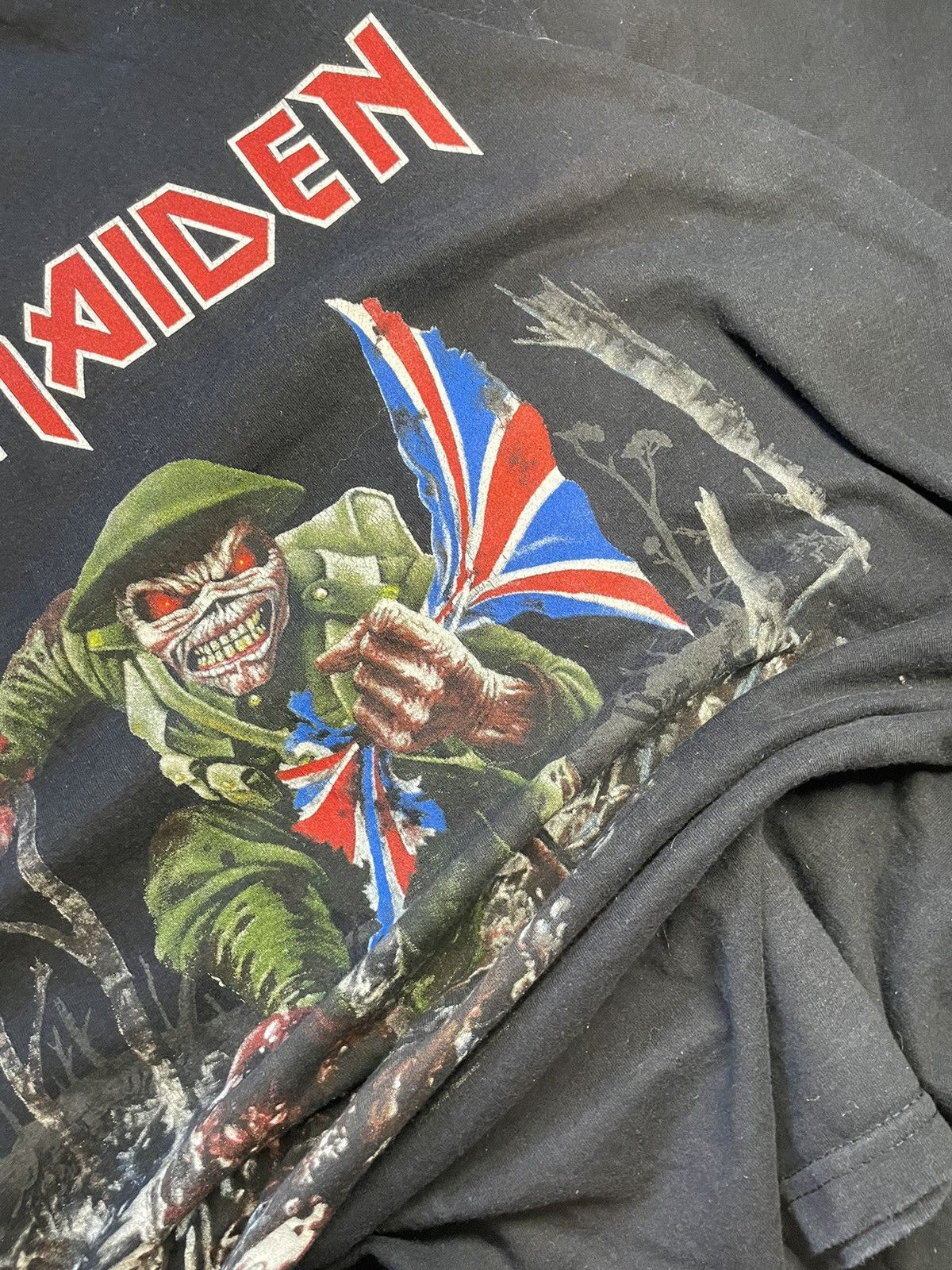 Band Tees Vintage 00s Iron Maiden ‘These Colours Don’t Run’ Band Tee Size US XL / EU 56 / 4 - 4 Thumbnail