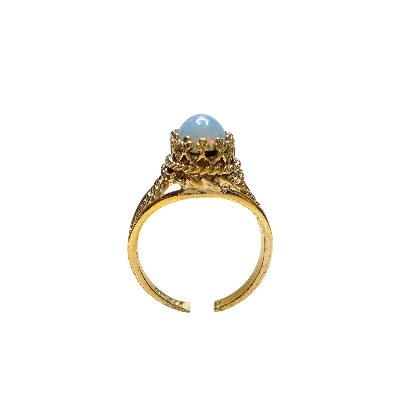 Other Joseph Esposito Vtg Opal 12 Kt Gold Electroplate Ring Sz 6 Size ONE SIZE - 4 Thumbnail