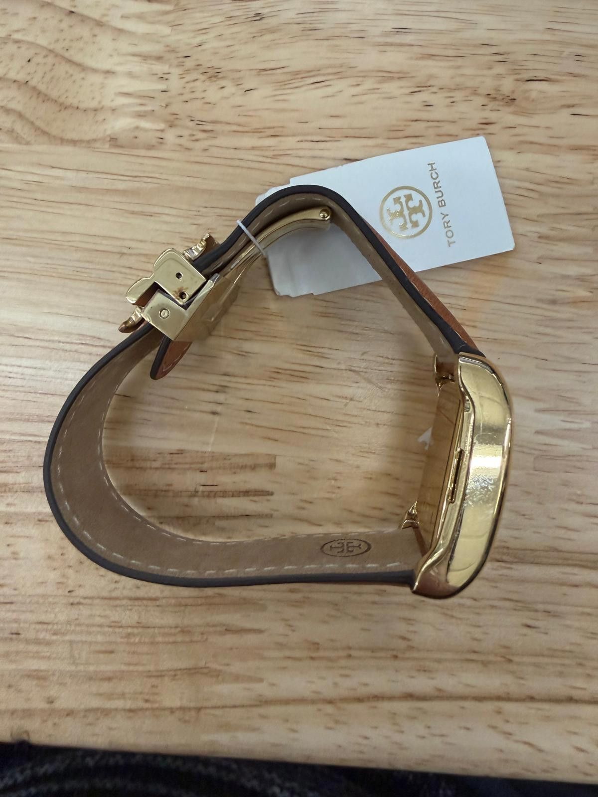 Other Tory Burch Eleanor Womens Gold Watch, White DialDoubleTClasp Size ONE SIZE - 10 Thumbnail