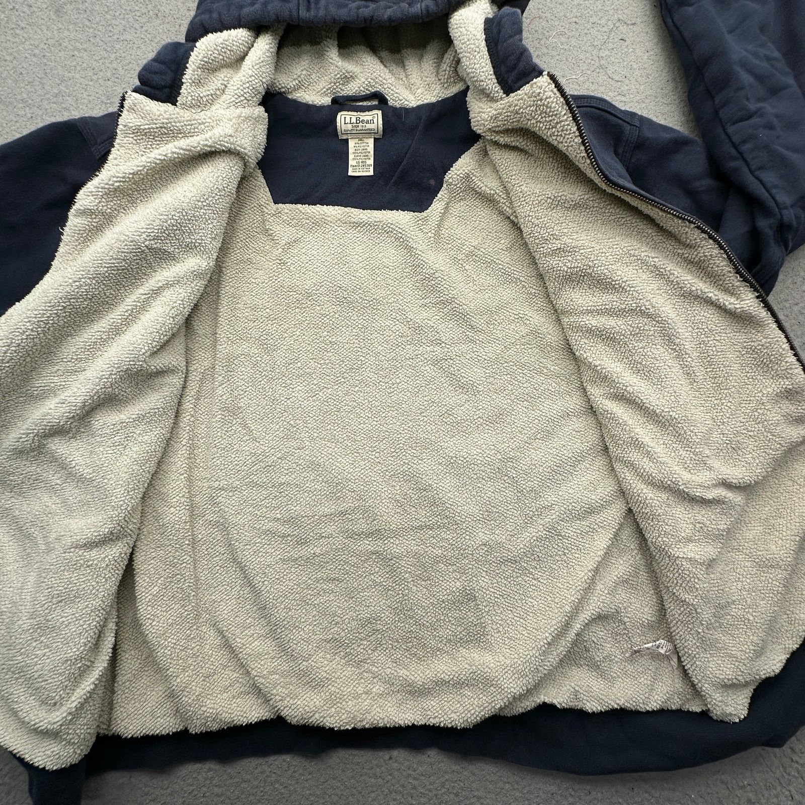L.L. Bean LL Bean Katahdin Iron Works Sherpa Lined Hoodie Large Zip Size US XL / EU 56 / 4 - 8 Thumbnail