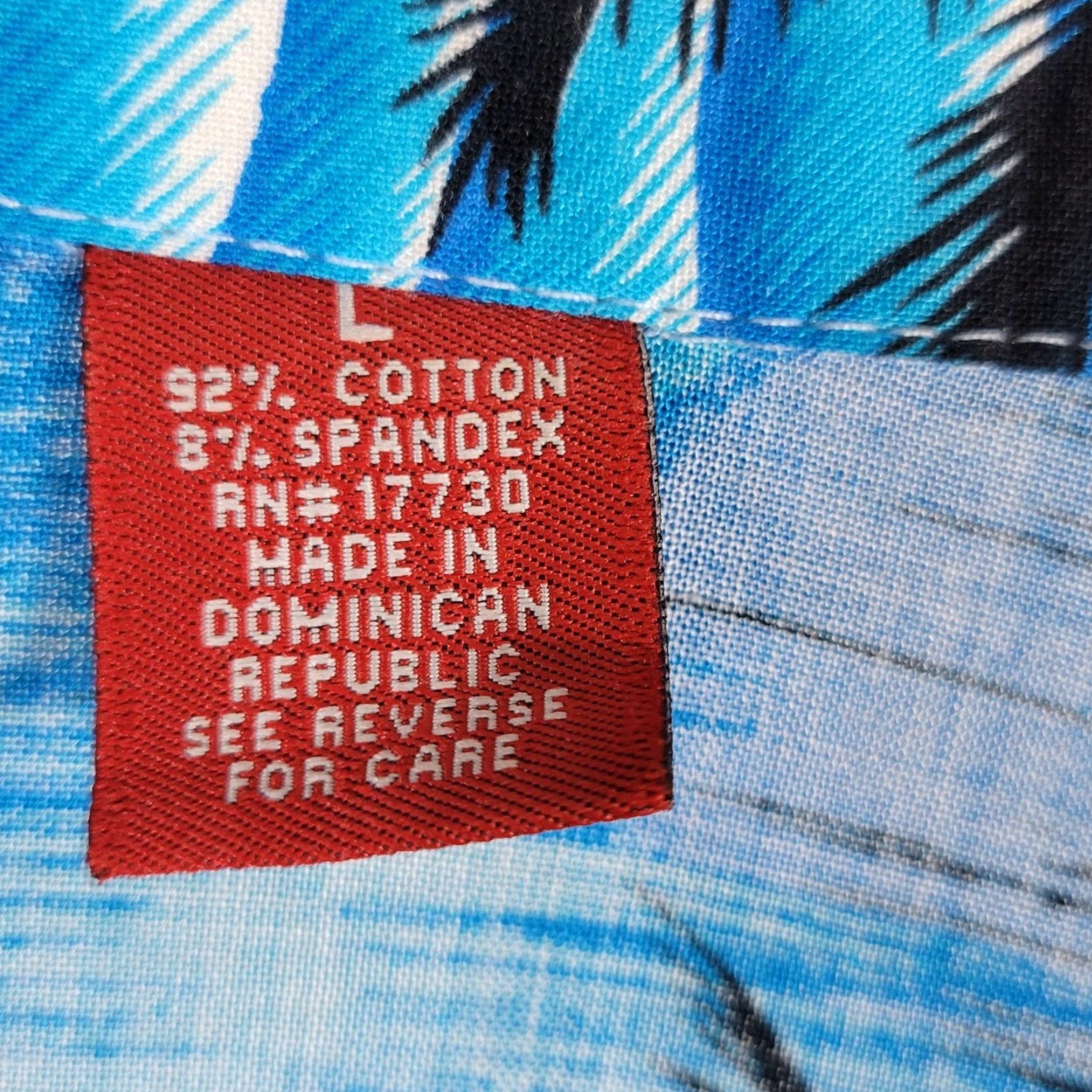 Vintage Tropical Hawaiian Mens Shirt L Short Sleeve Button-Up Floral Blue Hawaiian Beachwear 90s Mens Girls? Size US L / EU 52-54 / 3 - 2 Thumbnail