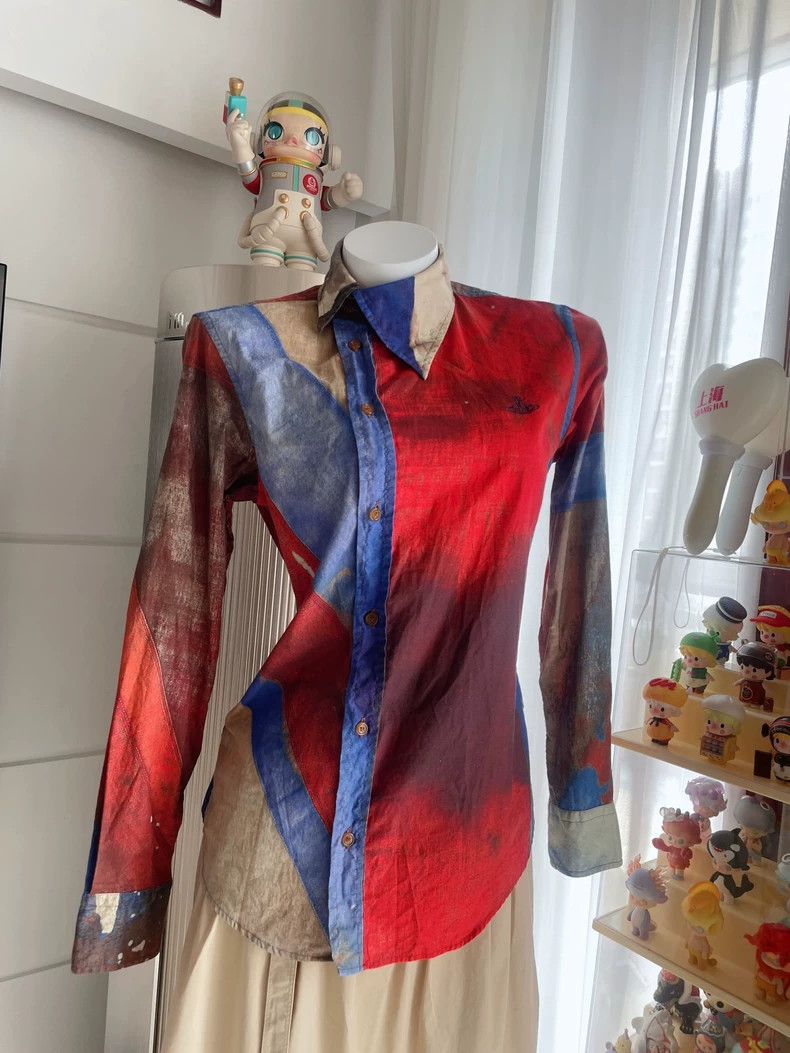Vivienne Westwood Vivienne Westwood size44 Ink painting. Skirted long-sleeved Size M / US 6-8 / IT 42-44 - 3 Thumbnail