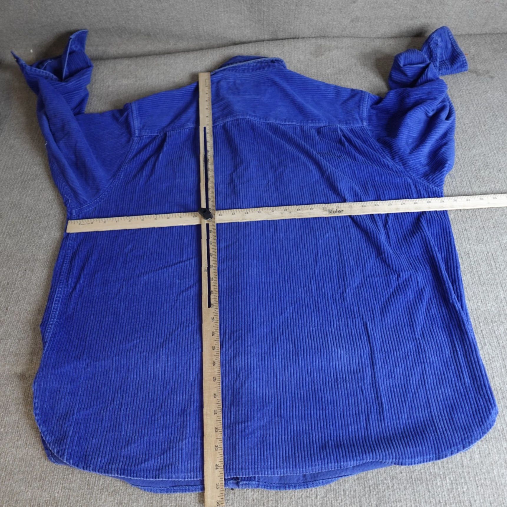 Abercrombie & Fitch VINTAGE Abercrombie & Fitch Shirt XL Blue Elephant Corduroy Ranger Shirt Size US XL / EU 56 / 4 - 3 Thumbnail