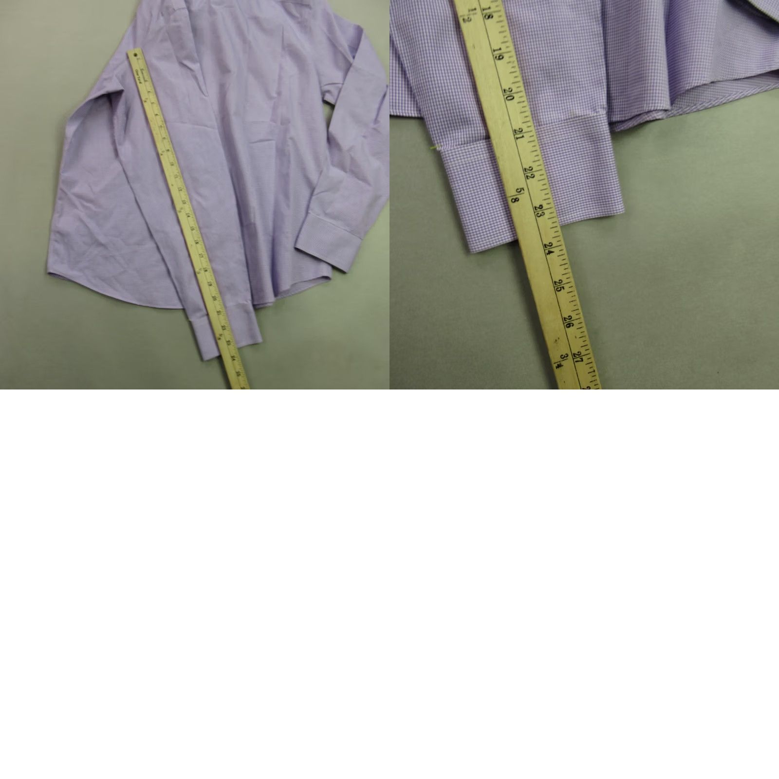 UNTUCKit UNTUCKit Mens Large Long Sleeve Button Front Casual Checks Purple Shirt Size US XXL / EU 58 / 5 - 8 Thumbnail