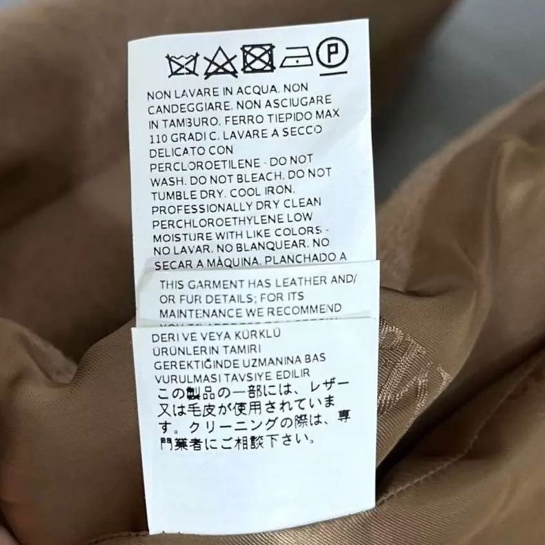 Max Mara Max Mara Camel Long Patchwork Pocket Coat Size XL / US 12-14 / IT 48-50 - 5 Thumbnail