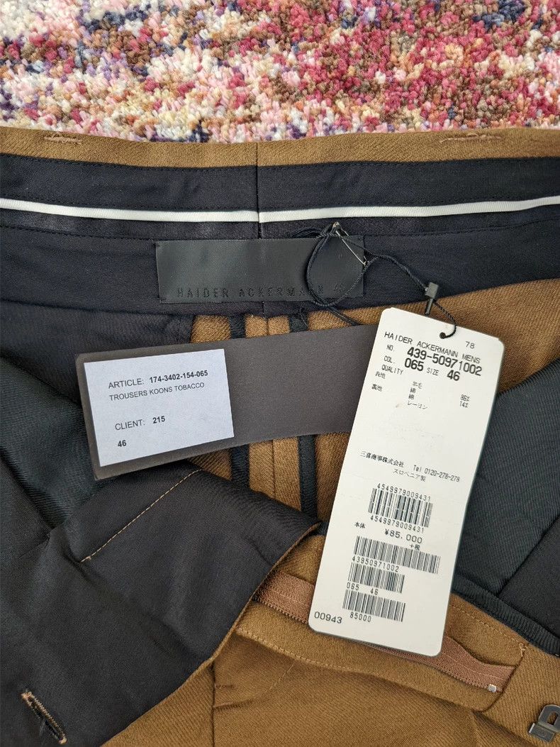 Haider Ackermann Haider Ackermann size 46 Men's wool trousers Size US 37 - 5 Thumbnail