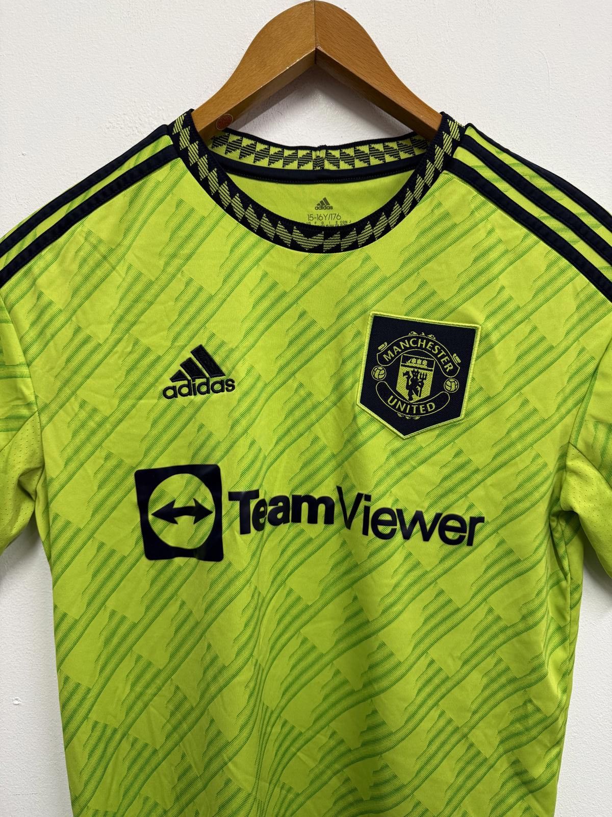 Adidas Adidas Manchester United Youth Football Jersey 15-16Y Size ONE SIZE - 4 Thumbnail