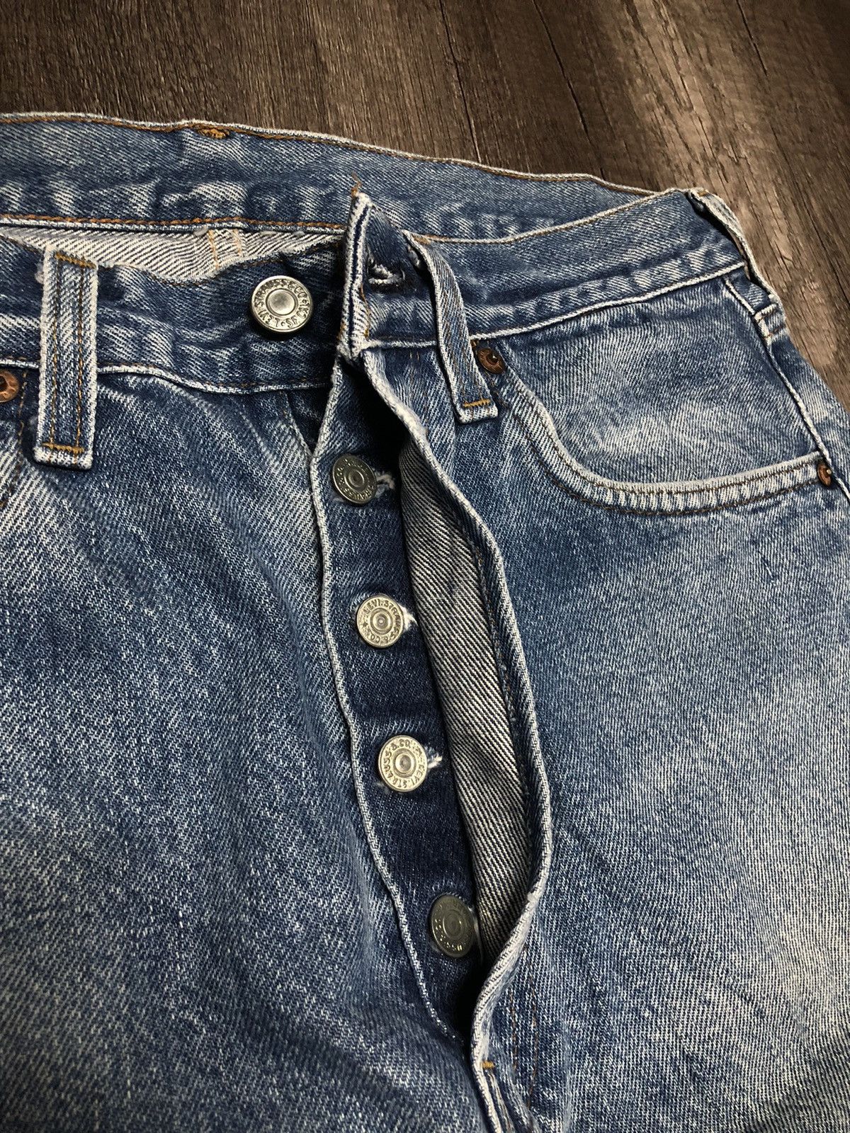 Levi's × Levi's Vintage Clothing Vintage Levi's button stamp 524 Rindem Selvedge Jeans Size US 30 / EU 46 - 5 Thumbnail
