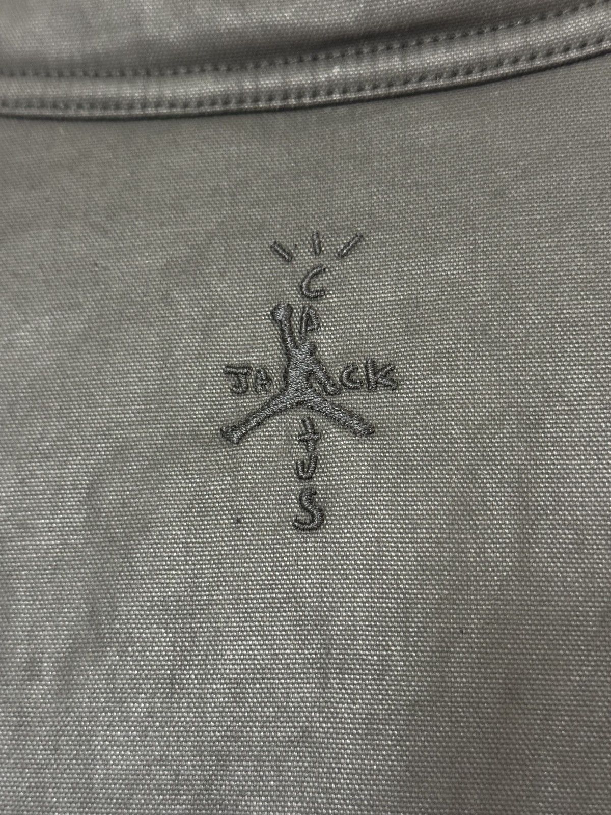 Nike × Travis Scott Travis Scott Jordan Waxed Leather Jacket Black Size US M / EU 48-50 / 2 - 6 Thumbnail