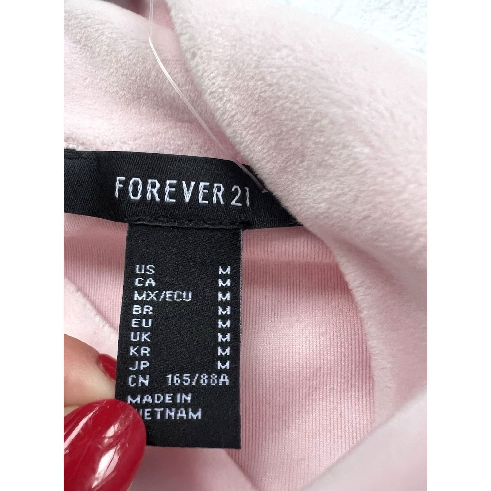 Forever 21 FOREVER 21 Light Pink Velvet Turtleneck Mini Dress Long Sleeve M NWT Women Size M / US 6-8 / IT 42-44 - 6 Thumbnail