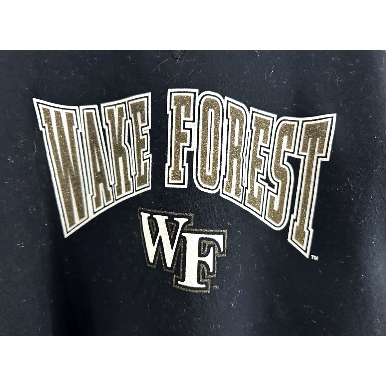 Soffe VTG Wake Forest Demon Deacons Boxy Black Crewneck Sweatshirt Soffe XL Mens Sweatshirt Size US XL / EU 56 / 4 - 2 Thumbnail