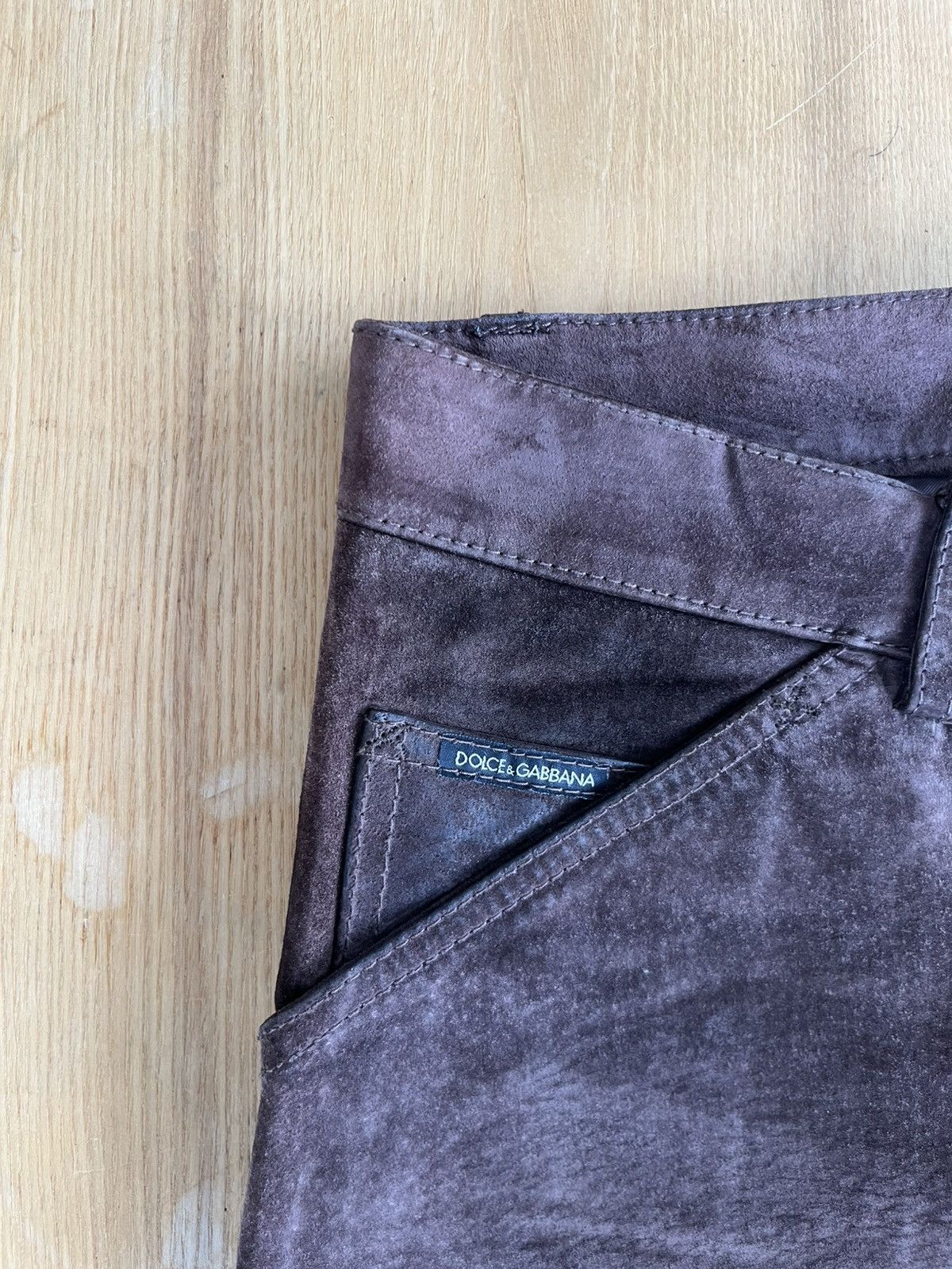 Dolce & Gabbana Dolce & Gabbana - Pig Skin Trousers Size US 30 / EU 46 - 4 Thumbnail