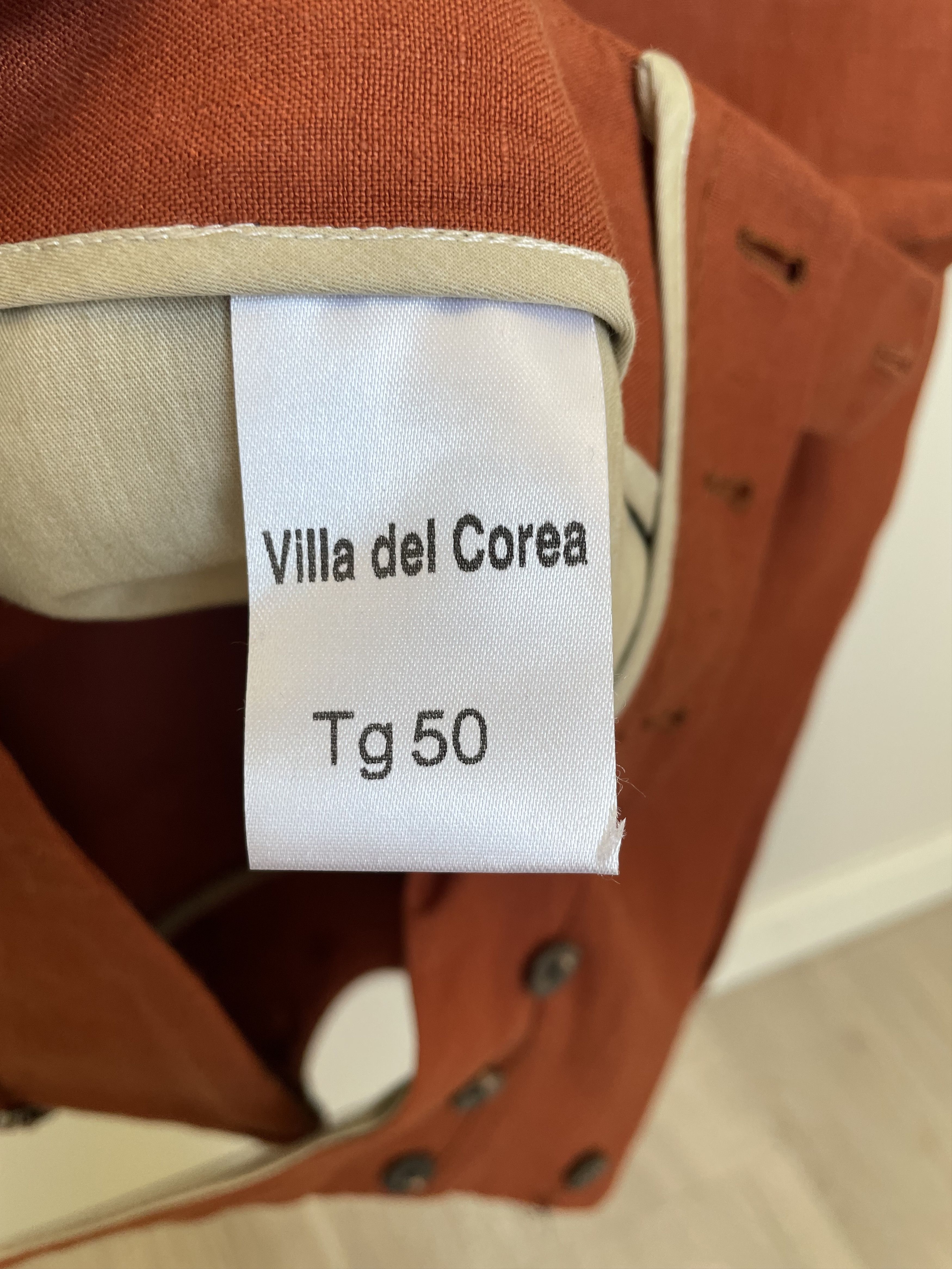 Other NWOT Villa del Corea brick linen high rise trousers, w34 Size US 34 / EU 50 - 6 Thumbnail
