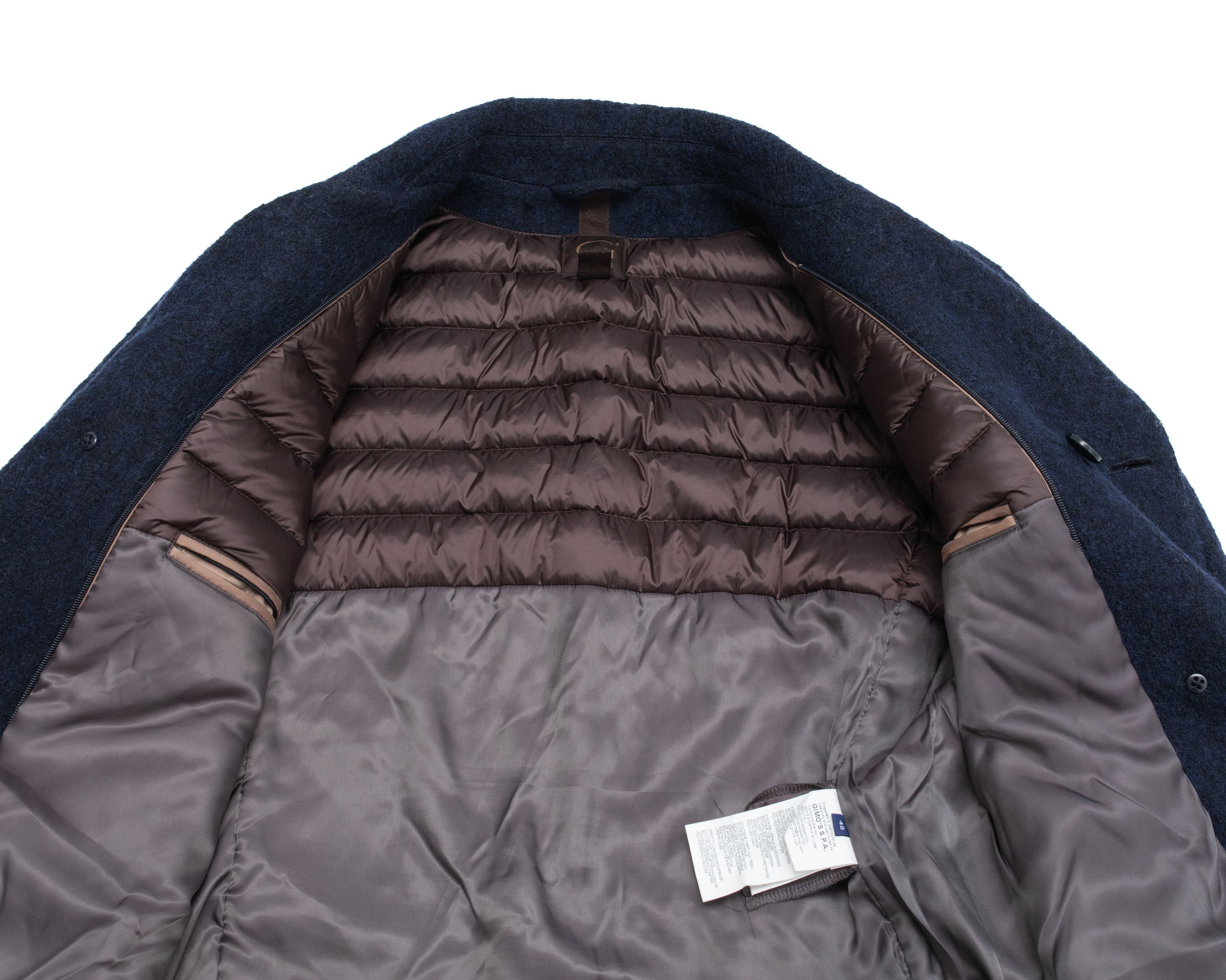 Gimo's GIMO’S 835$ Wool Blend Double Breasted Coat Size US M / EU 48-50 / 2 - 8 Thumbnail