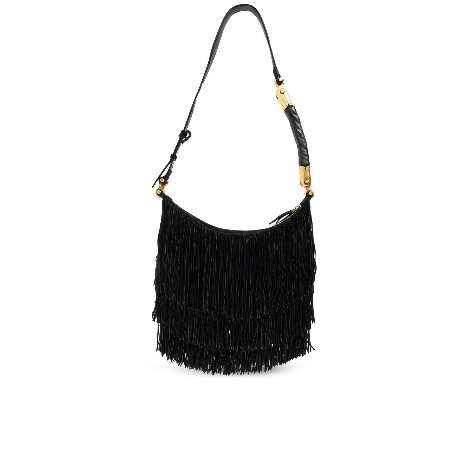 Balmain BALMAIN Ebene Hobo Medium Black Shoulder Bag New & Authentic Size ONE SIZE - 2 Thumbnail