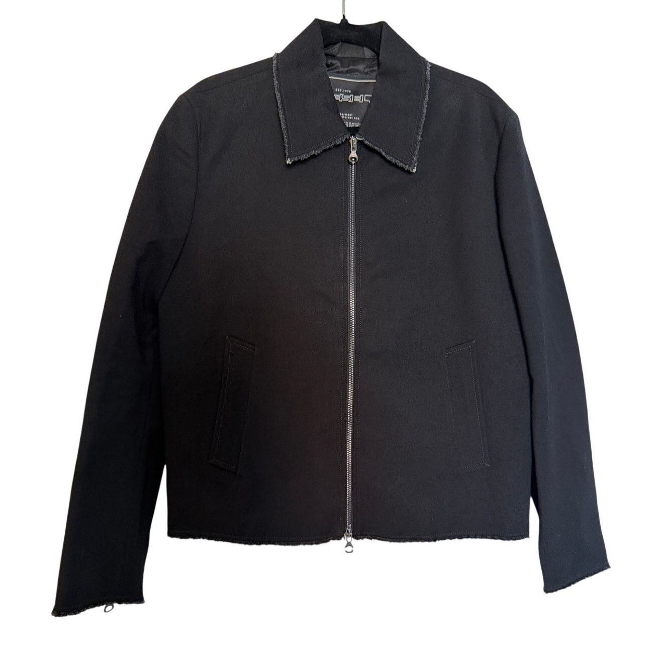 Diesel Diesel Men's J-Prom-Fringes Frayed Boucle Jacket Size US S / EU 44-46 / 1 - 1 Thumbnail