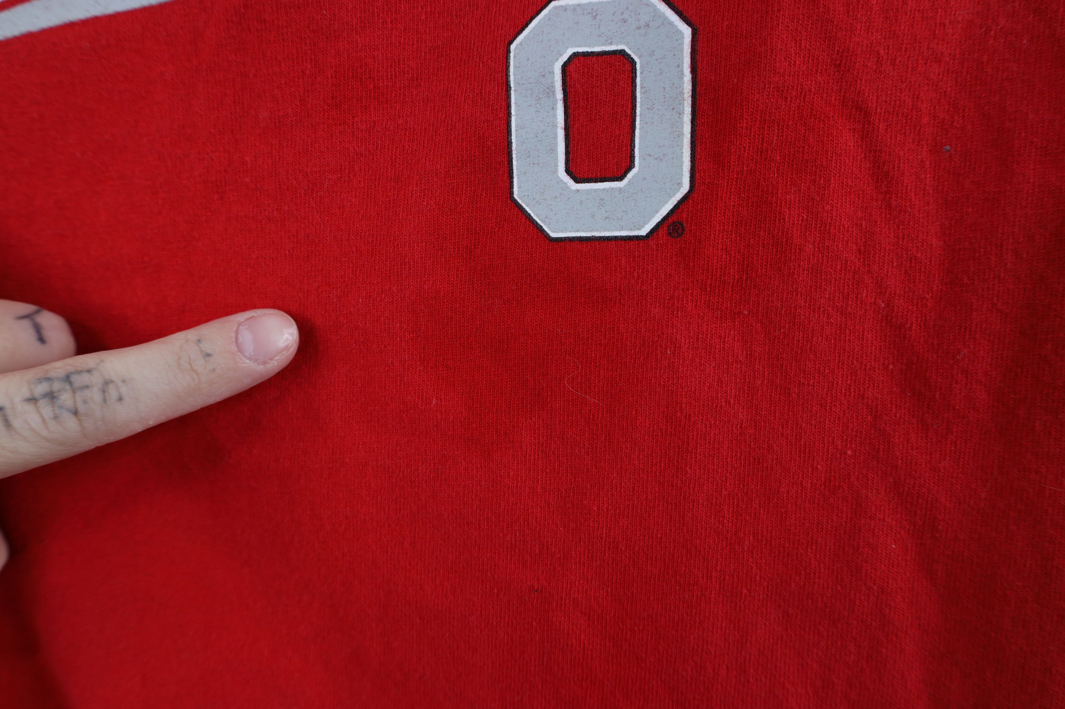 Vintage Vintage 90s Out Ohio State University Long Sleeve T-Shirt Size US XXL / EU 58 / 5 - 7 Thumbnail