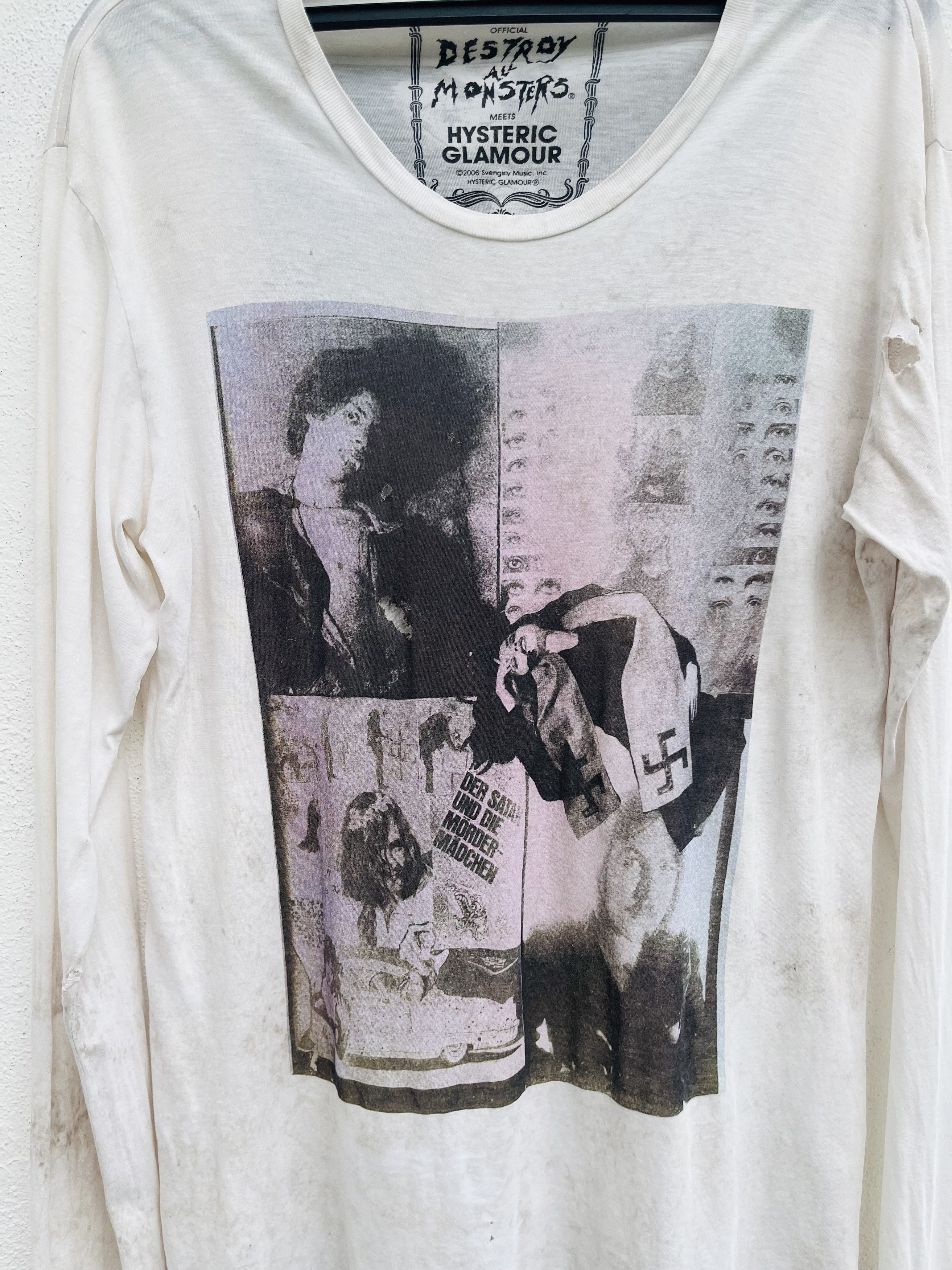 Hysteric Glamour Vintage Hysteric Glamour Destroy All Monsters Shirt Size US M / EU 48-50 / 2 - 3 Thumbnail