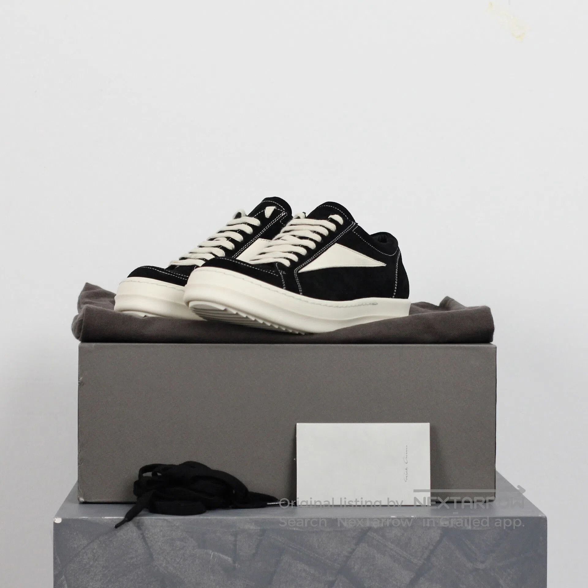 Rick Owens Stylish Rick Owens Suede Sneakers for Women. Size US 6.5 / IT 36.5 - 2 Thumbnail