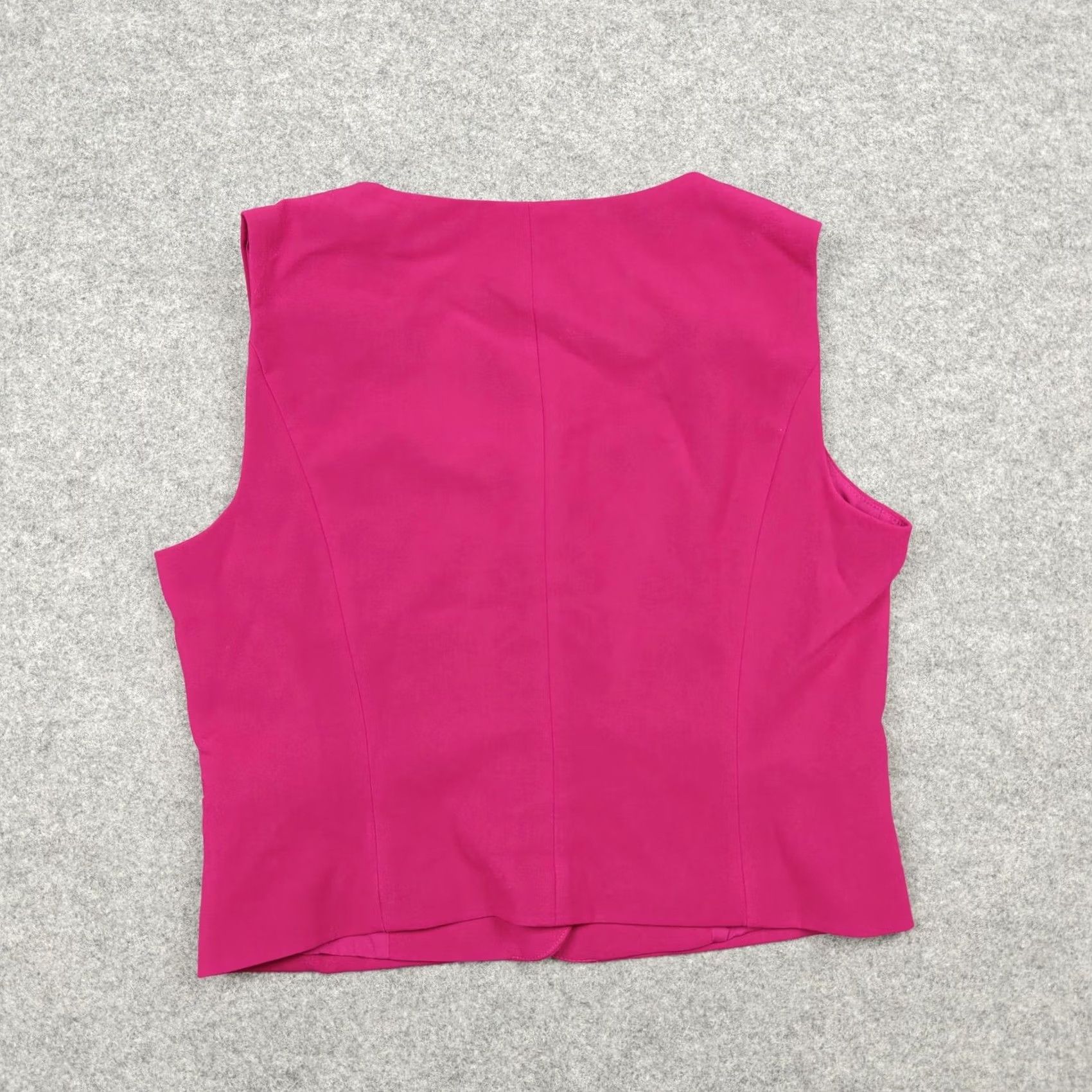Christian Lacroix VINTAGE? No. Christian Lacroix Vest Womens Medium Pink Tailored Lined Suit Five Button Size M / US 6-8 / IT 42-44 - 5 Thumbnail