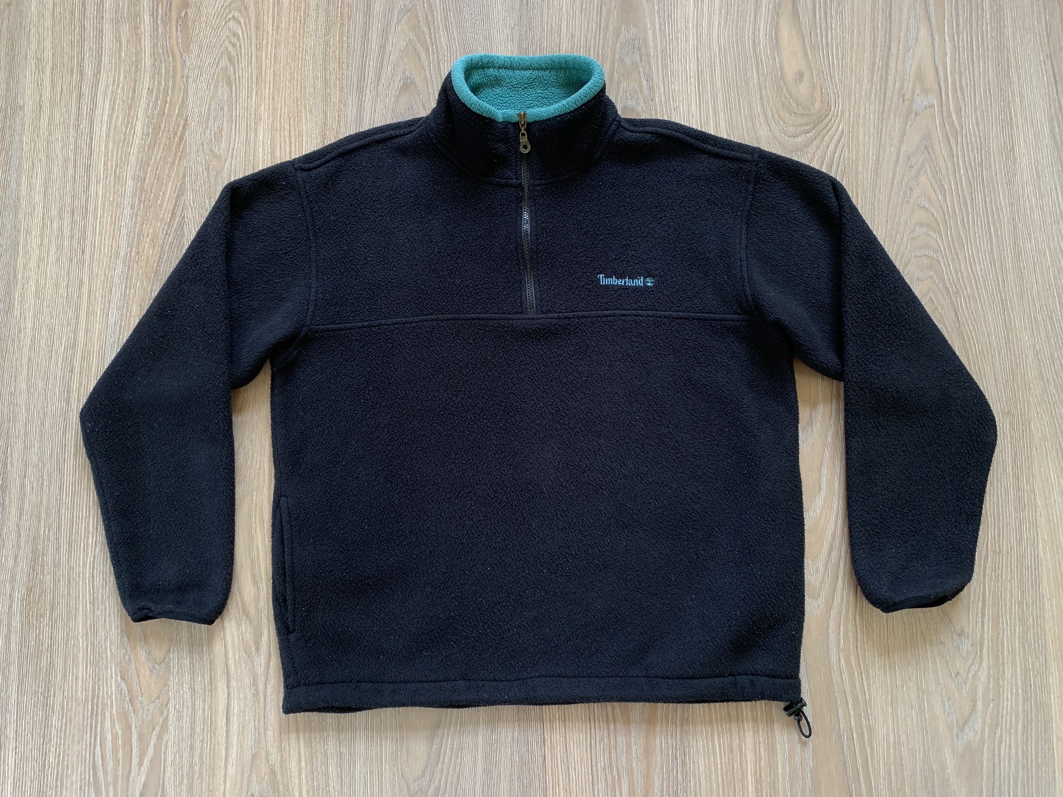Timberland × Vintage Vintage Timberland Quarter Zip Fleece Sweatshirt Size US S / EU 44-46 / 1 - 2 Thumbnail