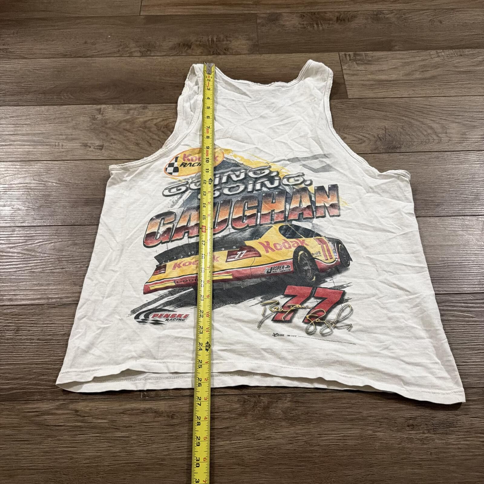 Chase Authentics Vintage Y2K NASCAR Brendan Gaughan Kodak Racing Tank Top Size US L / EU 52-54 / 3 - 8 Thumbnail