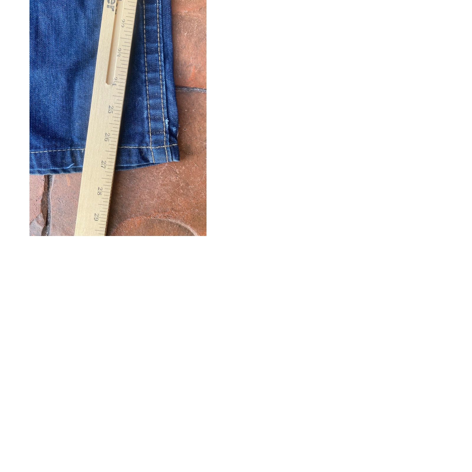True Religion VINTAGE True Religion Ricky Flap Pocket Dark Wash Jeans Mens 31x27 Made In USA Denim Blue Regular 31 34 USA World Tour Ricky Men Jeans Size US 31 - 10 Thumbnail