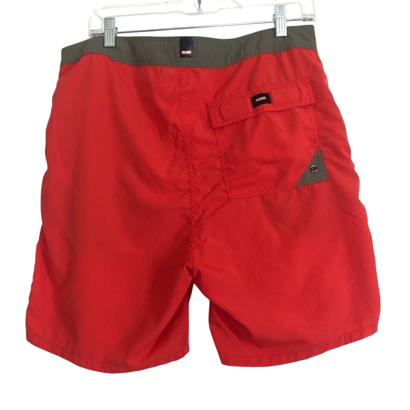 Globe Globe Men's Every Swell Red Black Swim Boardshort Shorts Size US 34 / EU 50 - 2 Thumbnail