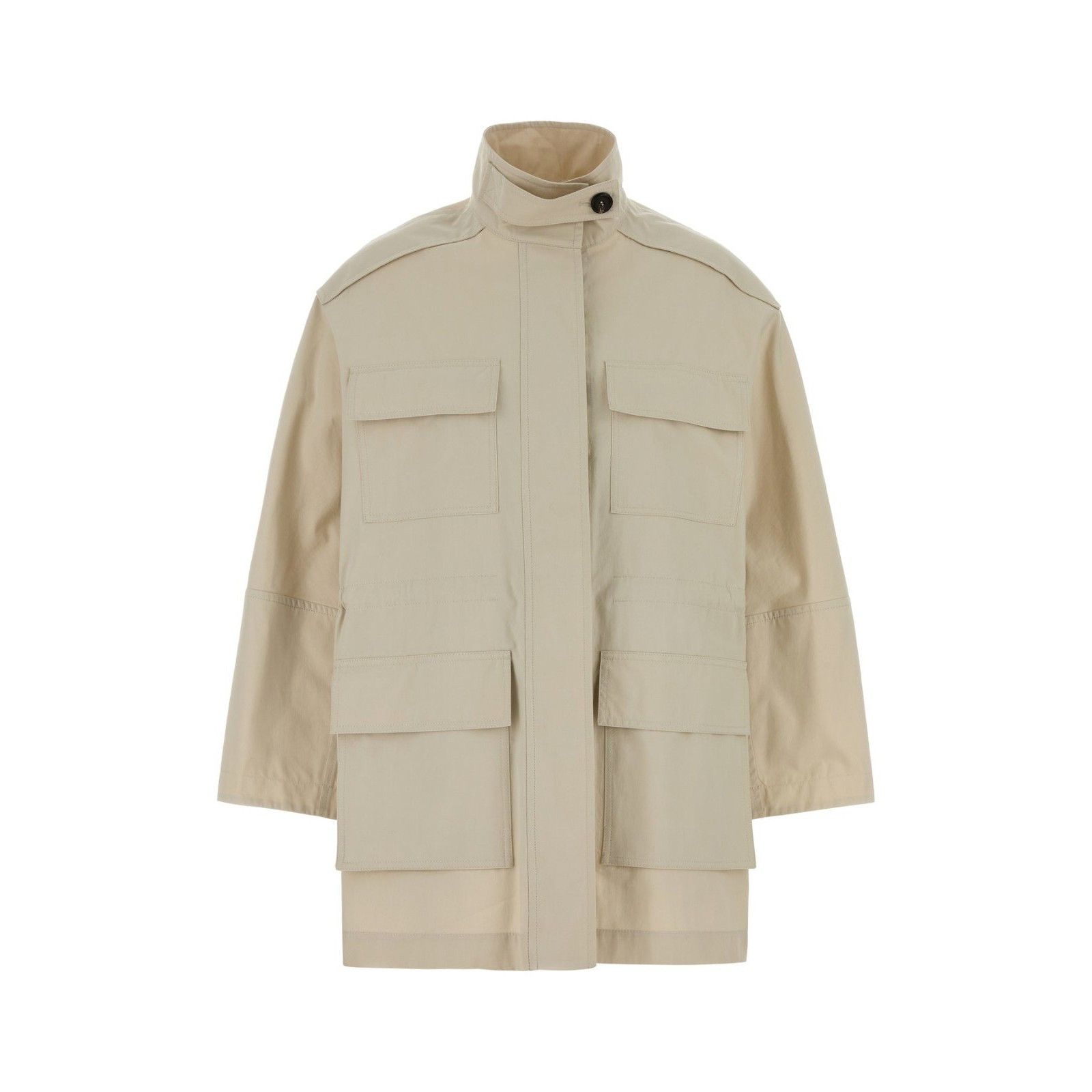 BRUNELLO CUCINELLI Sand Cotton Blend Jacket New & Authentic