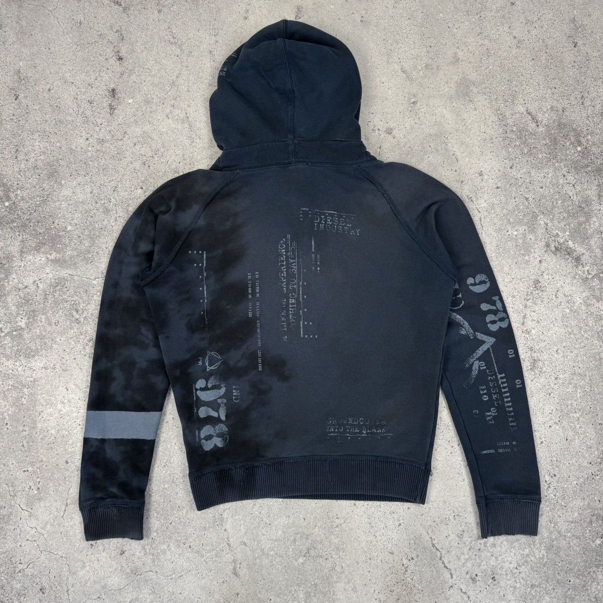 Diesel × Vintage Vintage Diesel Y2K Crazy Hoodie Size US M / EU 48-50 / 2 - 2 Thumbnail