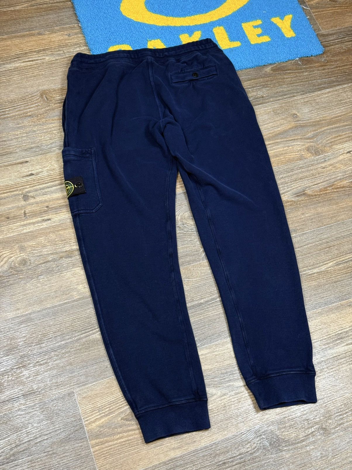 Stone Island Stone Island Blue Cargo Jogger Sweat Pants Size US 34 / EU 50 - 8 Thumbnail