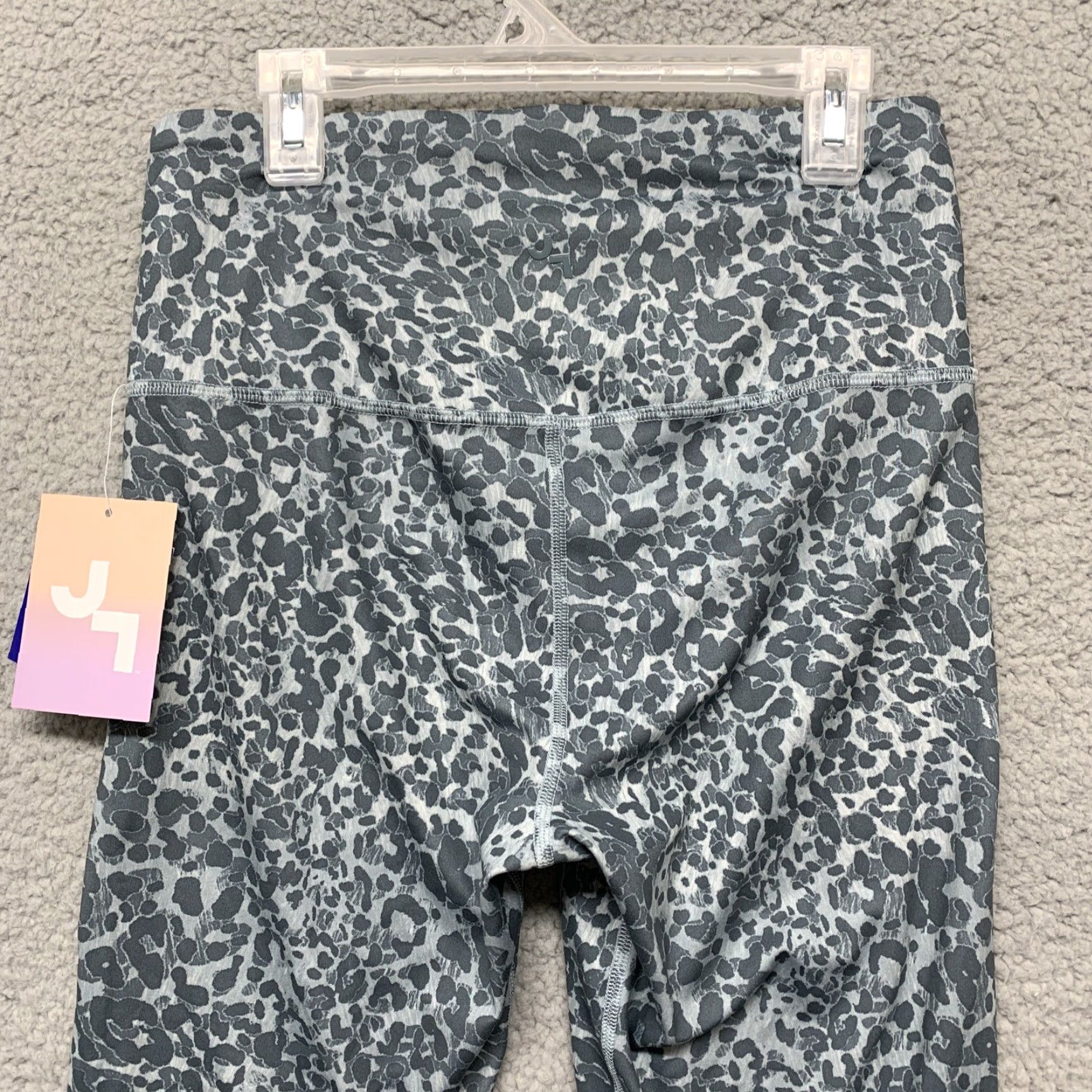 Vintage JoyLab Leggings Women Size S Blue Leopard High-Rise Hidden Key Pocket Skinny Compression Pockets Size 26" / US 2 / IT 38 - 5 Thumbnail