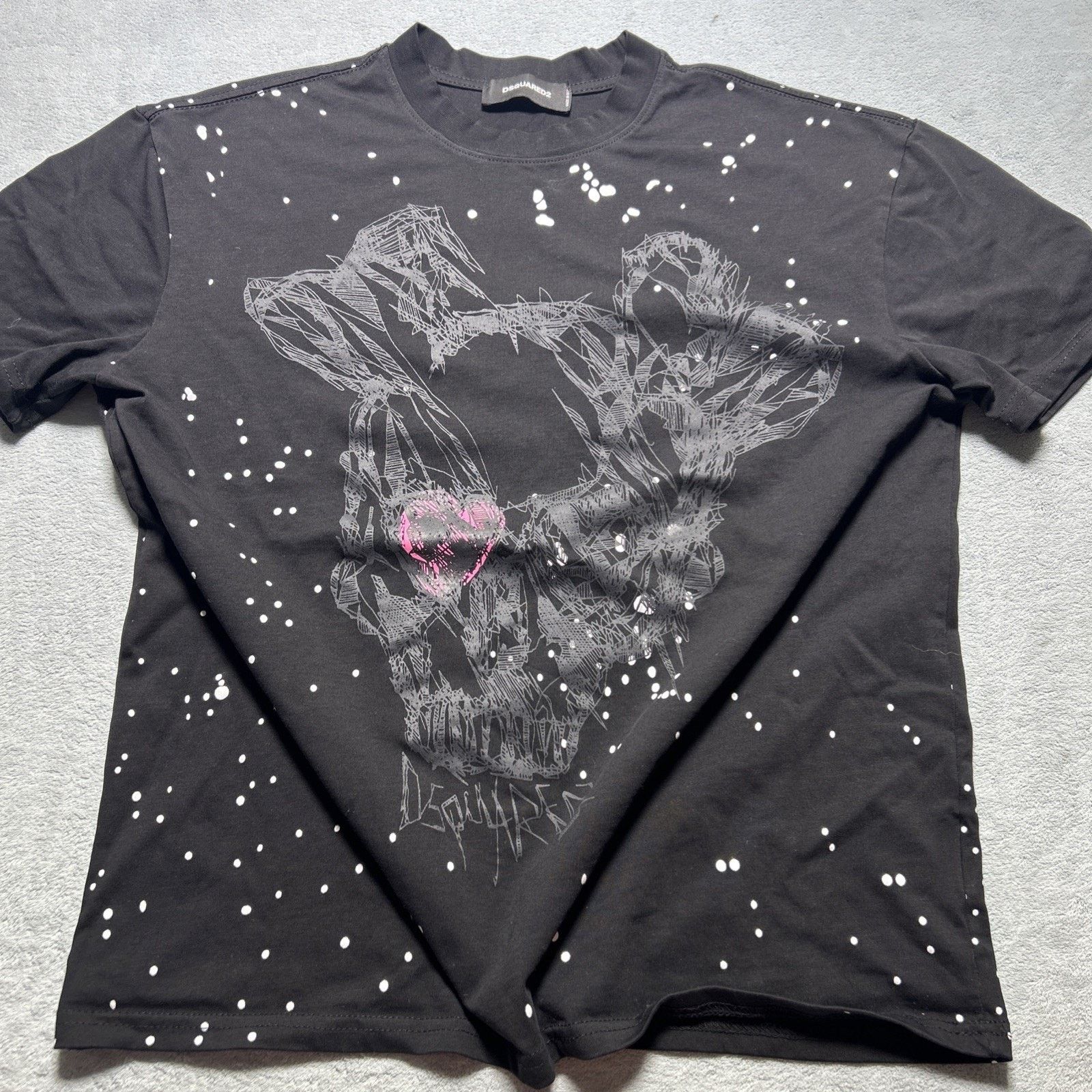 Dsquared2 Dsquared2 Skull Bunny Ears Shirt US Medium Made in Italy XL Size US M / EU 48-50 / 2 - 5 Thumbnail