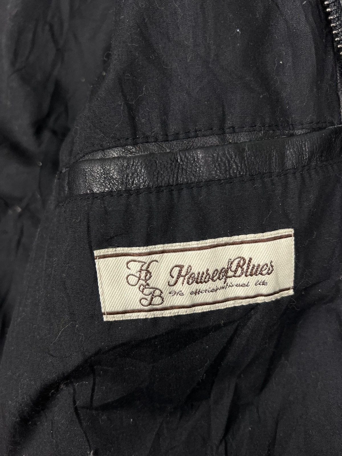 Tornado Mart 🔥 HOUSE OF BLUES LEATHER MOTO RIDER CAFE RACER JACKET Size US M / EU 48-50 / 2 - 13 Thumbnail