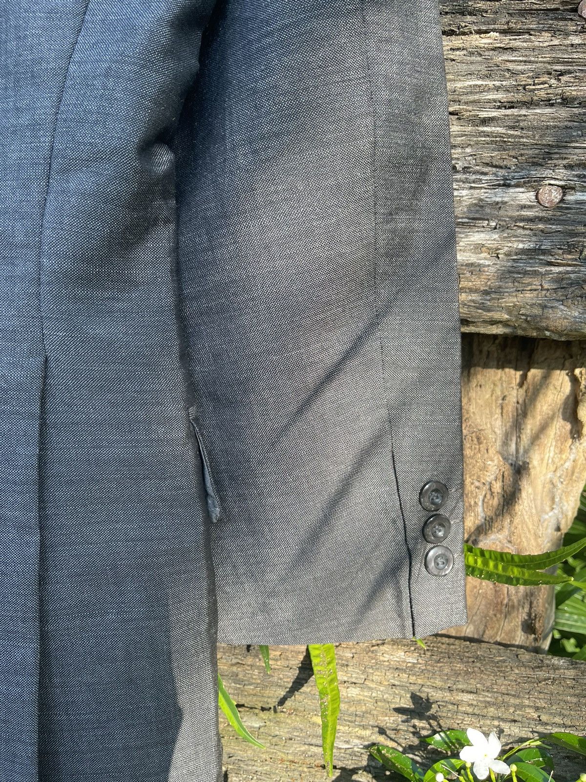 Lancel Vintage Lancel Paris Gray Wool Blazer Jacket Size US M / EU 48-50 / 2 - 12 Thumbnail