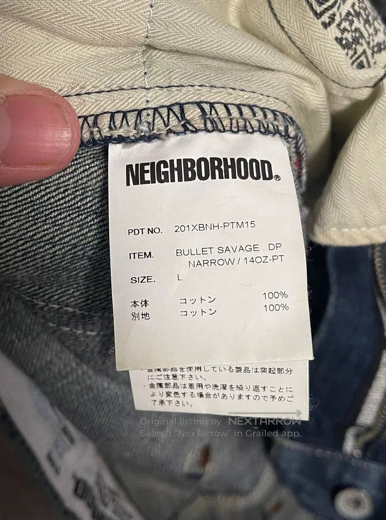 Neighborhood NEIGHBORHOOD Distressed Denim Jeans. Size US 34 / EU 50 - 5 Thumbnail