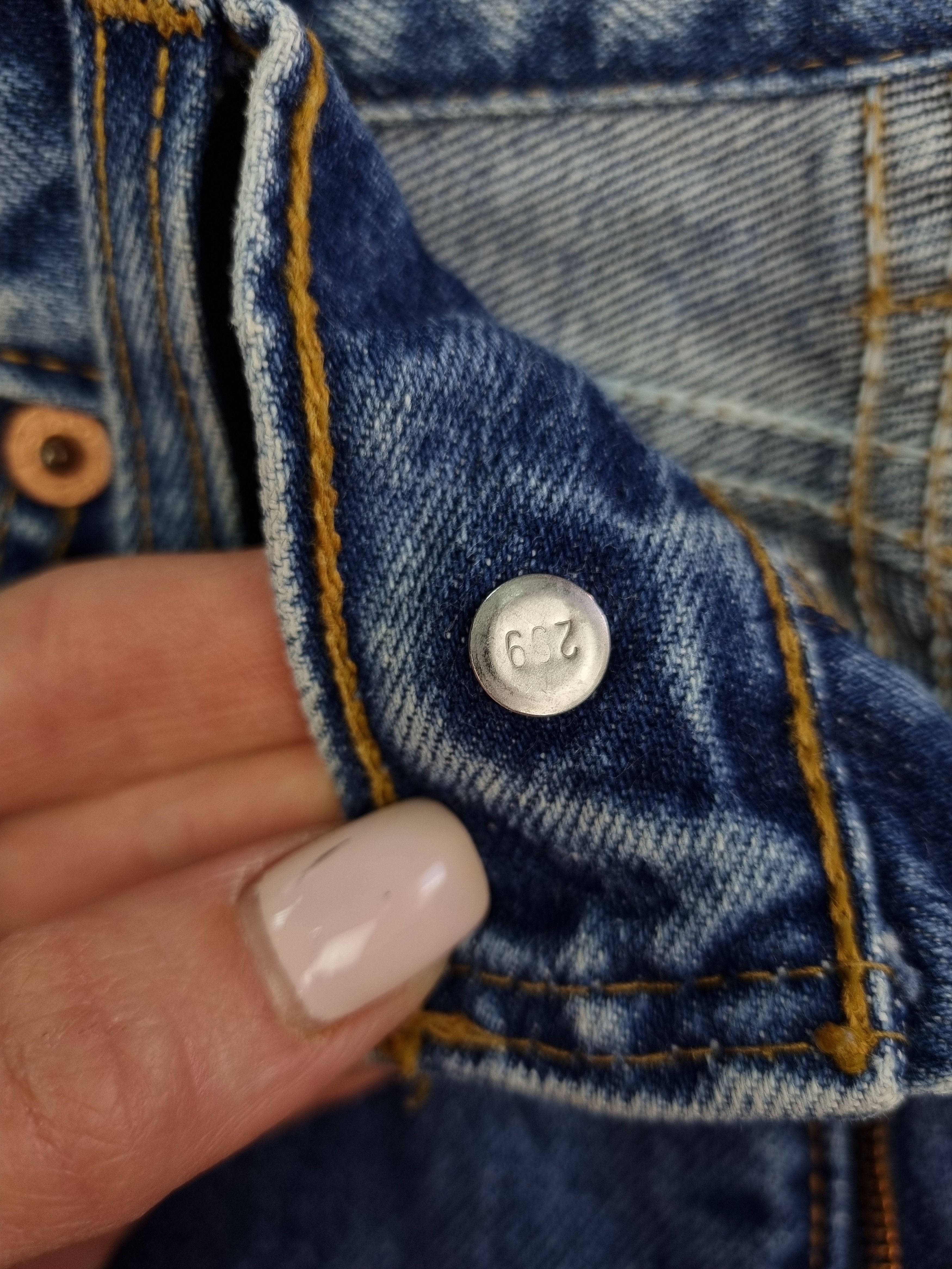 Levi's × Levi's Vintage Clothing × Vintage 95s Levi's Raw Denim Gorgeous Denim Jeans made in UK Size US 30 / EU 46 - 9 Thumbnail