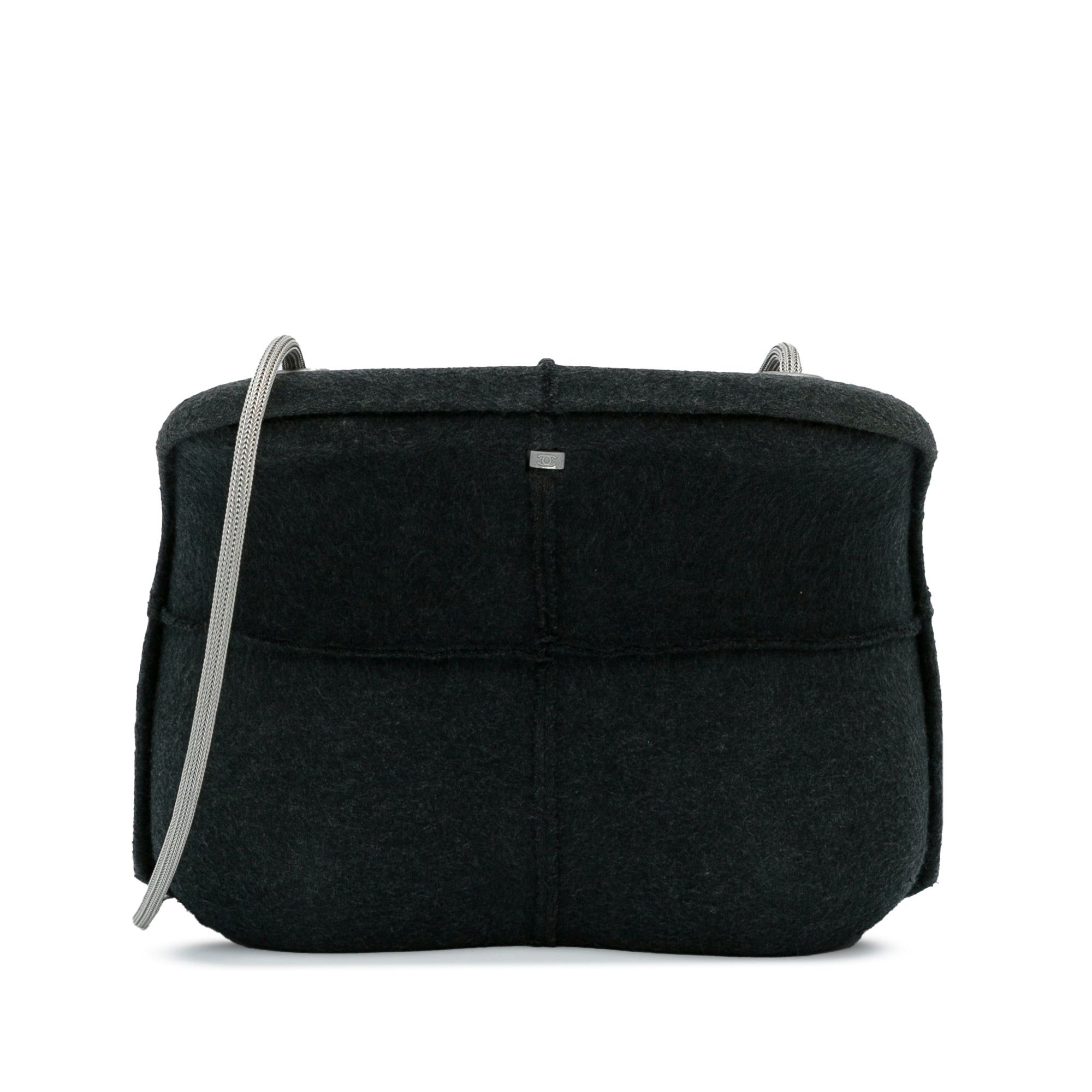 Chanel Chanel Wool Limited Edition Crossbody Bag Black Size ONE SIZE - 1 Thumbnail
