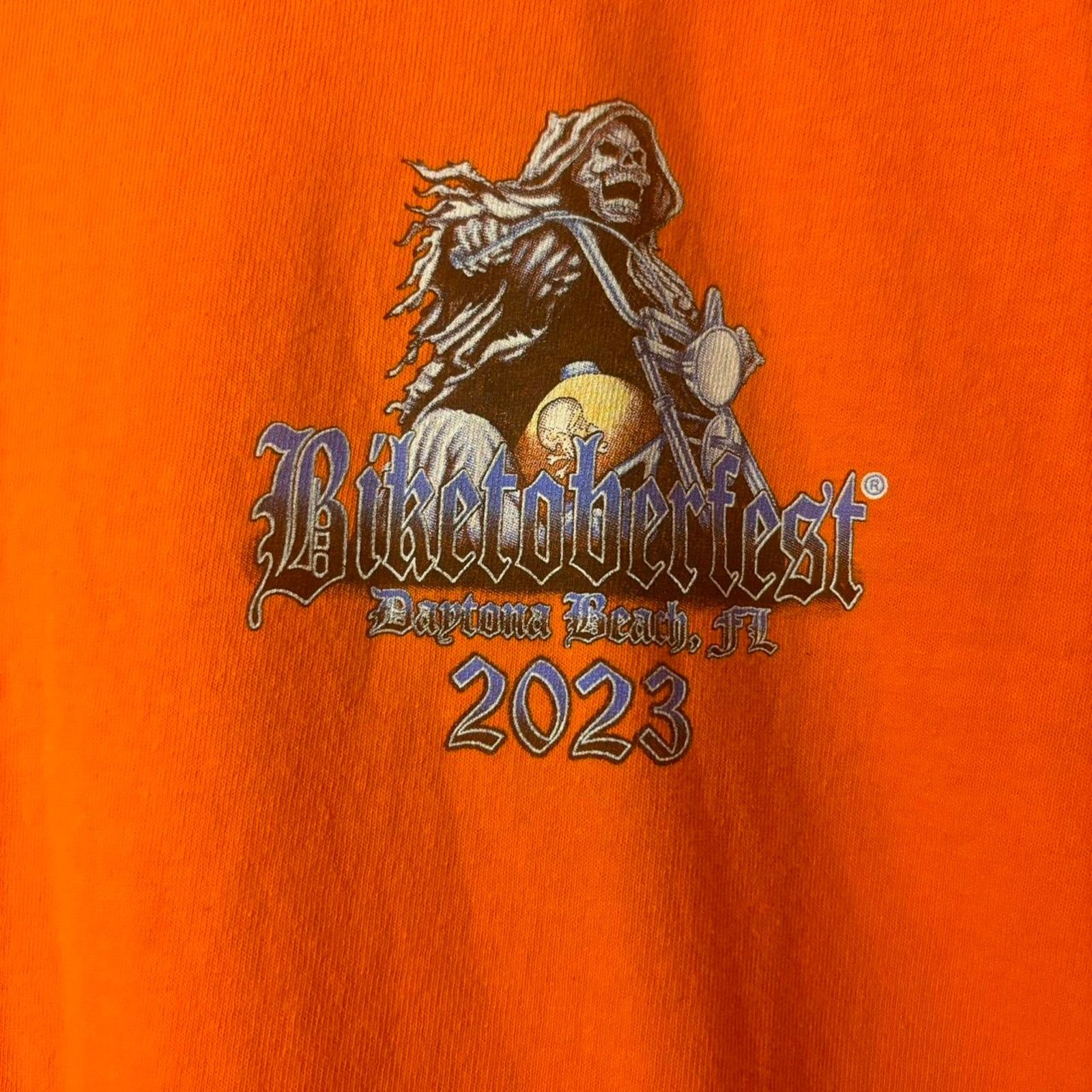 Other Biketoberfest Halloween Graphic Tee Size US XXL / EU 58 / 5 - 2 Thumbnail